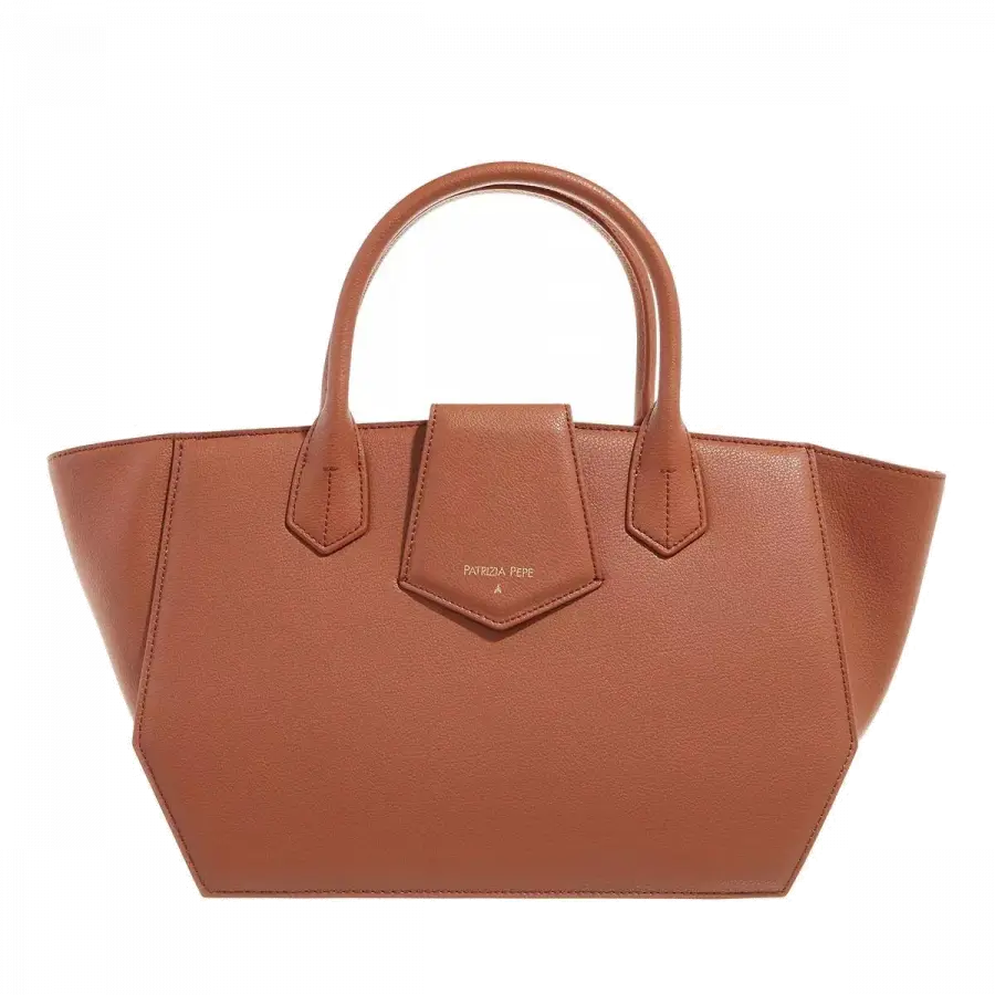 Patrizia Pepe - Patrizia Pepe Handle Bags Leder Cognac - braun