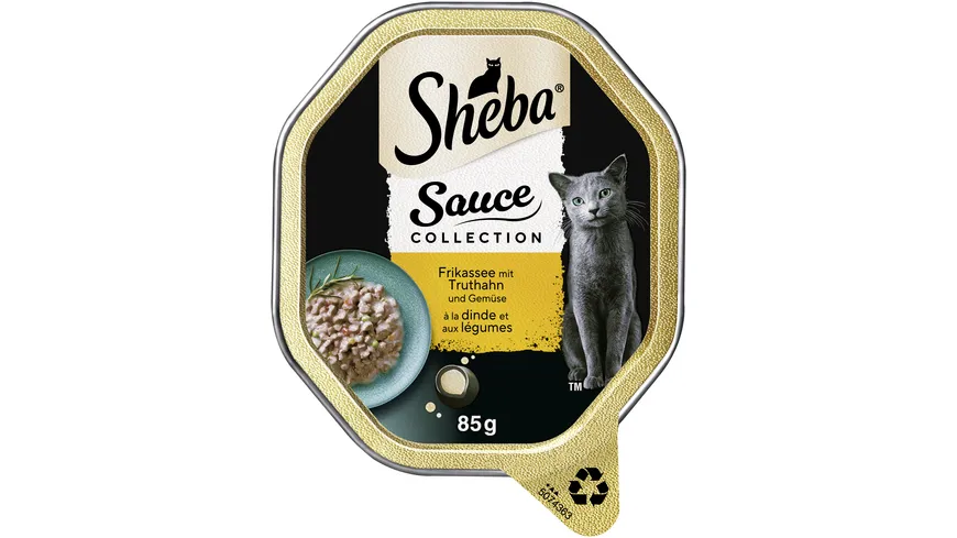 SHEBA® Schale Sauce Spéciale Frikassee mit Truthahn und Gemüse 85g 85 g