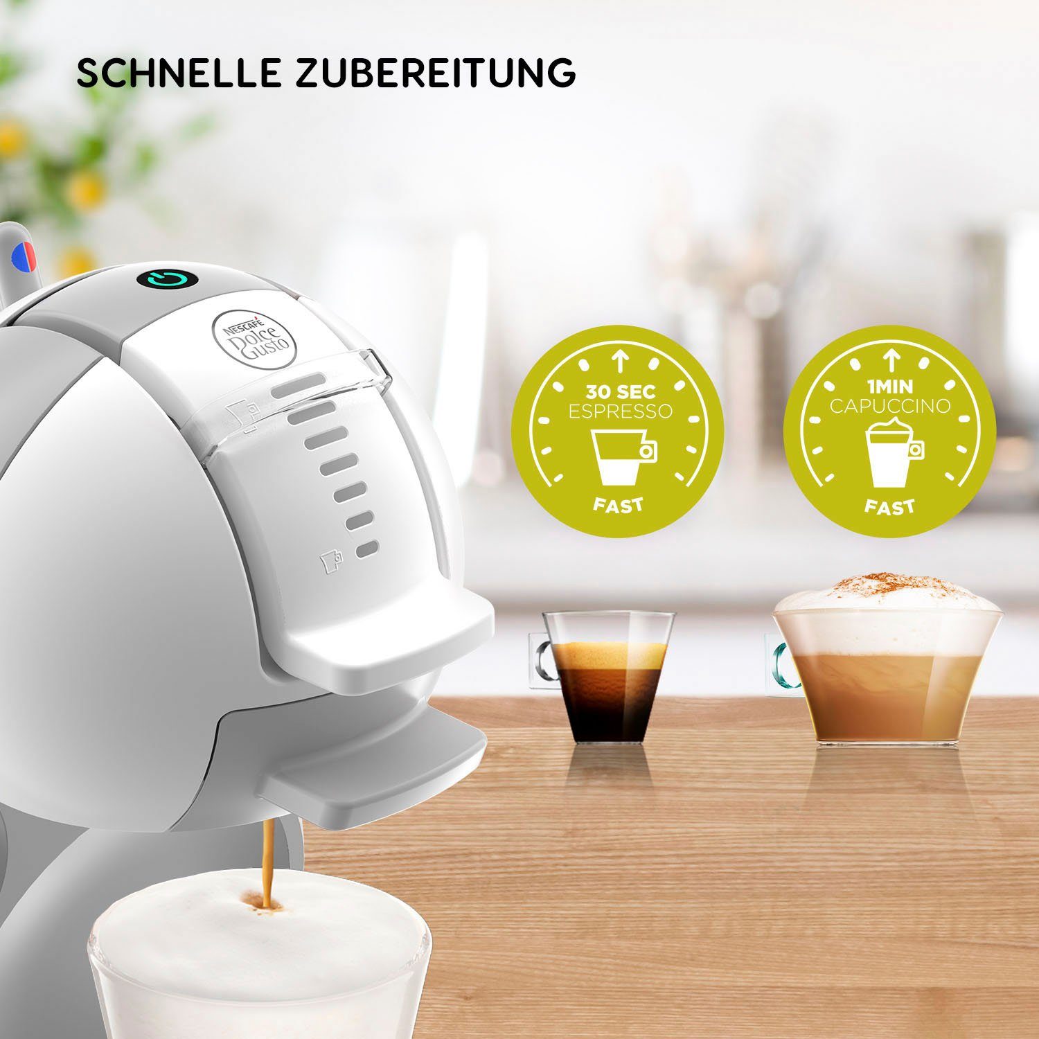 NESCAFÉ® Dolce Gusto® Kapselmaschine KP1201 Mini Me, passt in jede Küche, samtige Crema, automatische Abschaltung