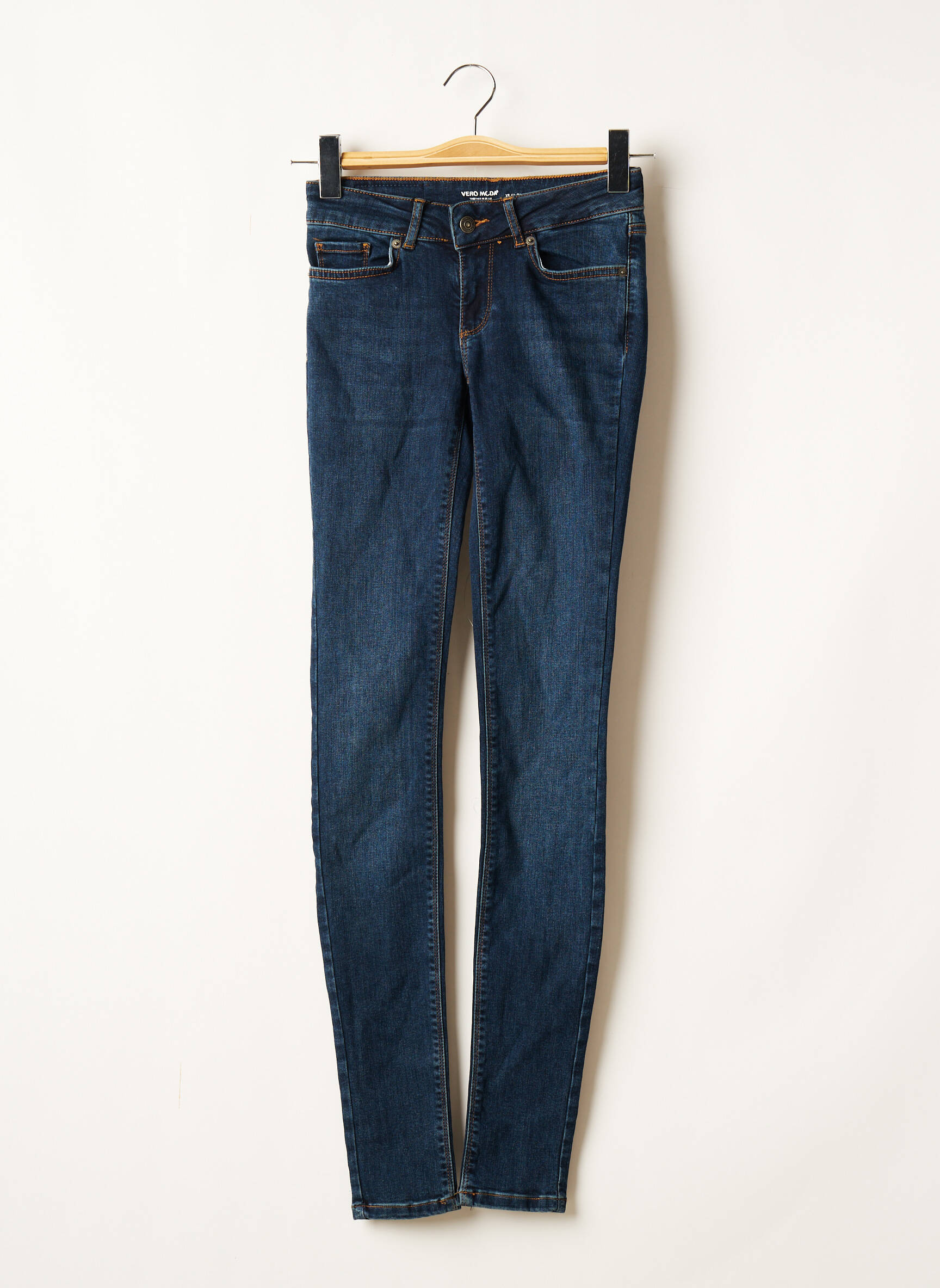Vero Moda Jeans Coupe Slim Femme couleur bleu