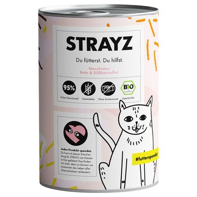 STRAYZ BIO Katze 6 x 400 g