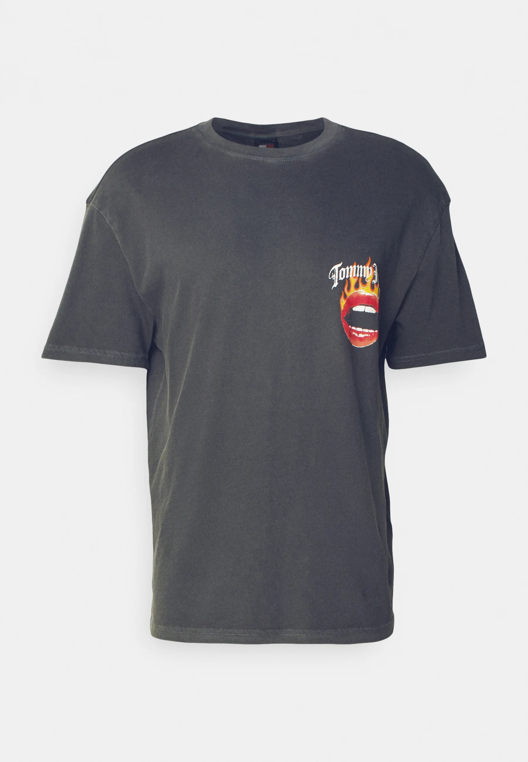 Tommy Jeans VINTAGE FIRE LIPS TEE UNISEX - Camiseta con estampado