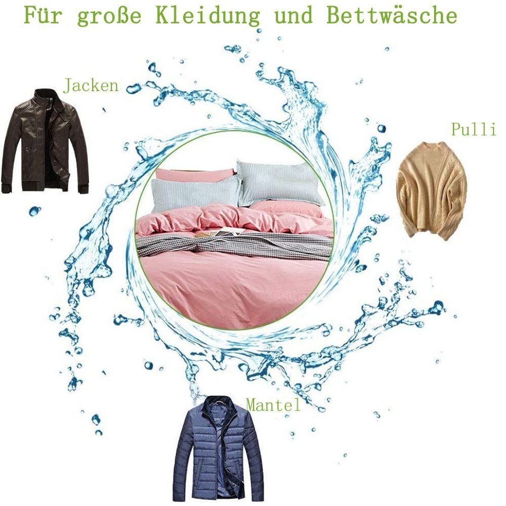 SRRINM Wäschesäckchen Laundry Net XXL Wiederverwendbarer Wäschesack,(2-St)