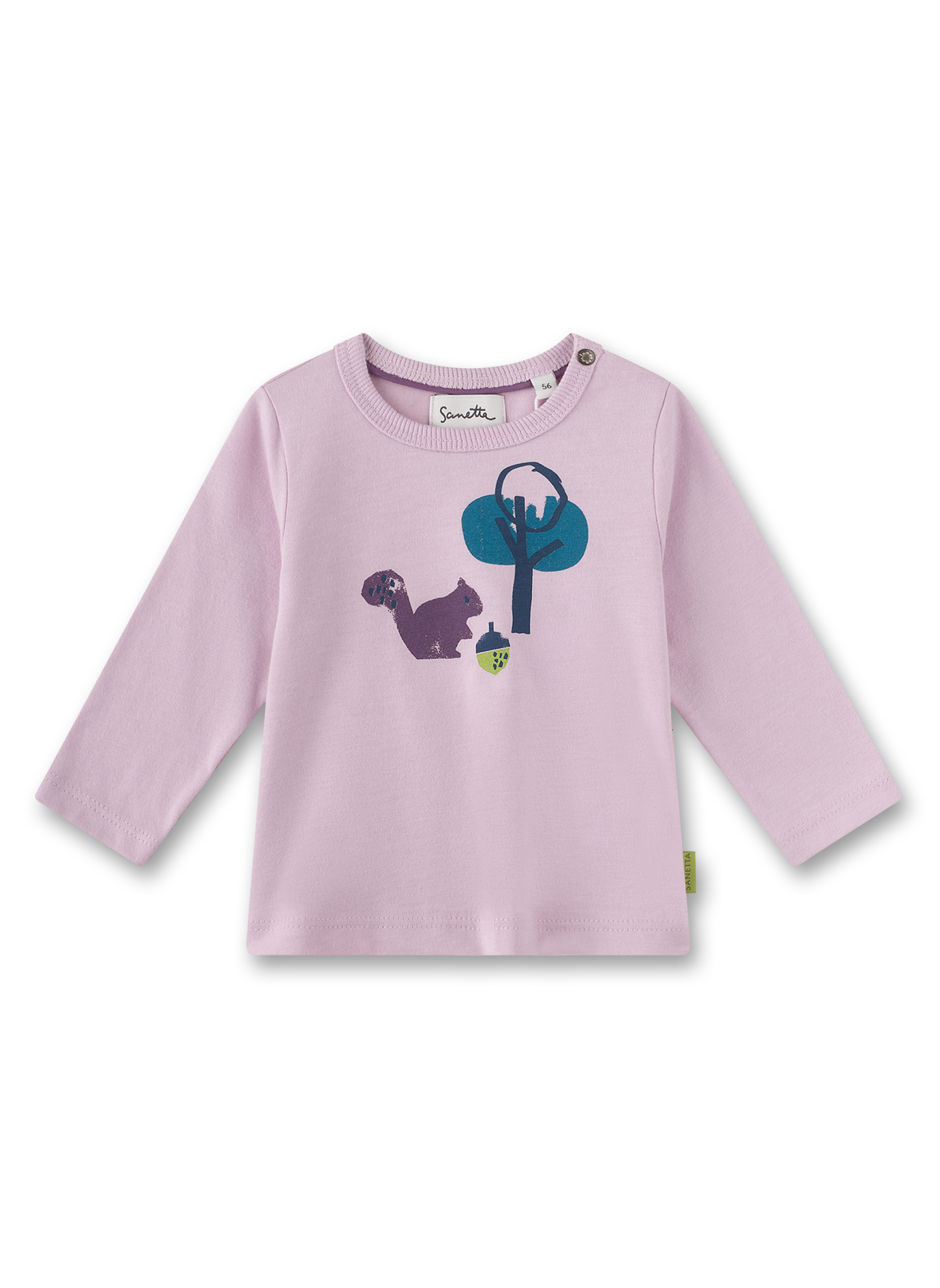 Mädchen-Langarmshirt Rosa