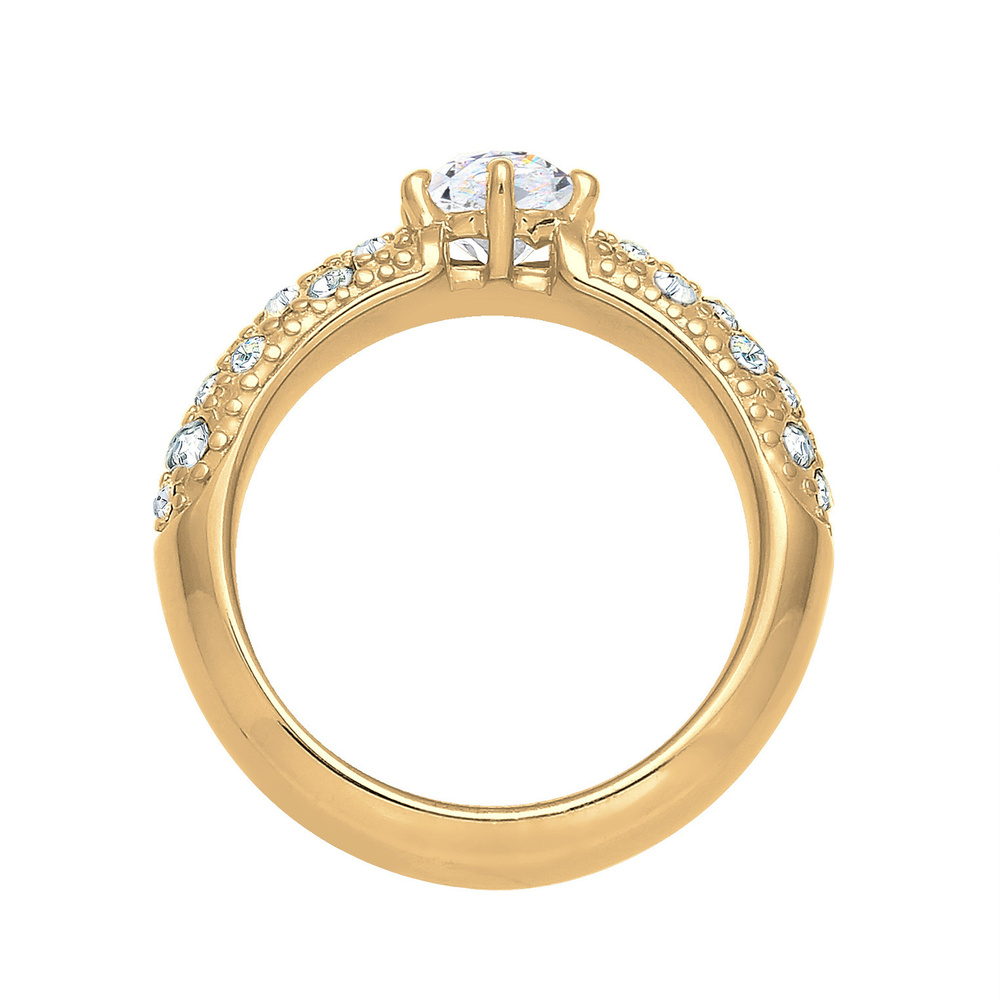 Elli PREMIUM Elli PREMIUM Bague Glamour Femme (925/1000) Argent avec Cristaux Bague