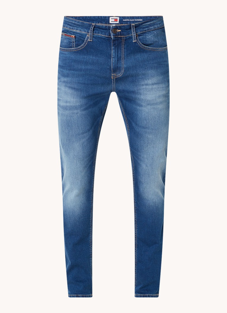 Jeansy Tommy Hilfiger Austin slim-fit, średnie wyblaknięcie