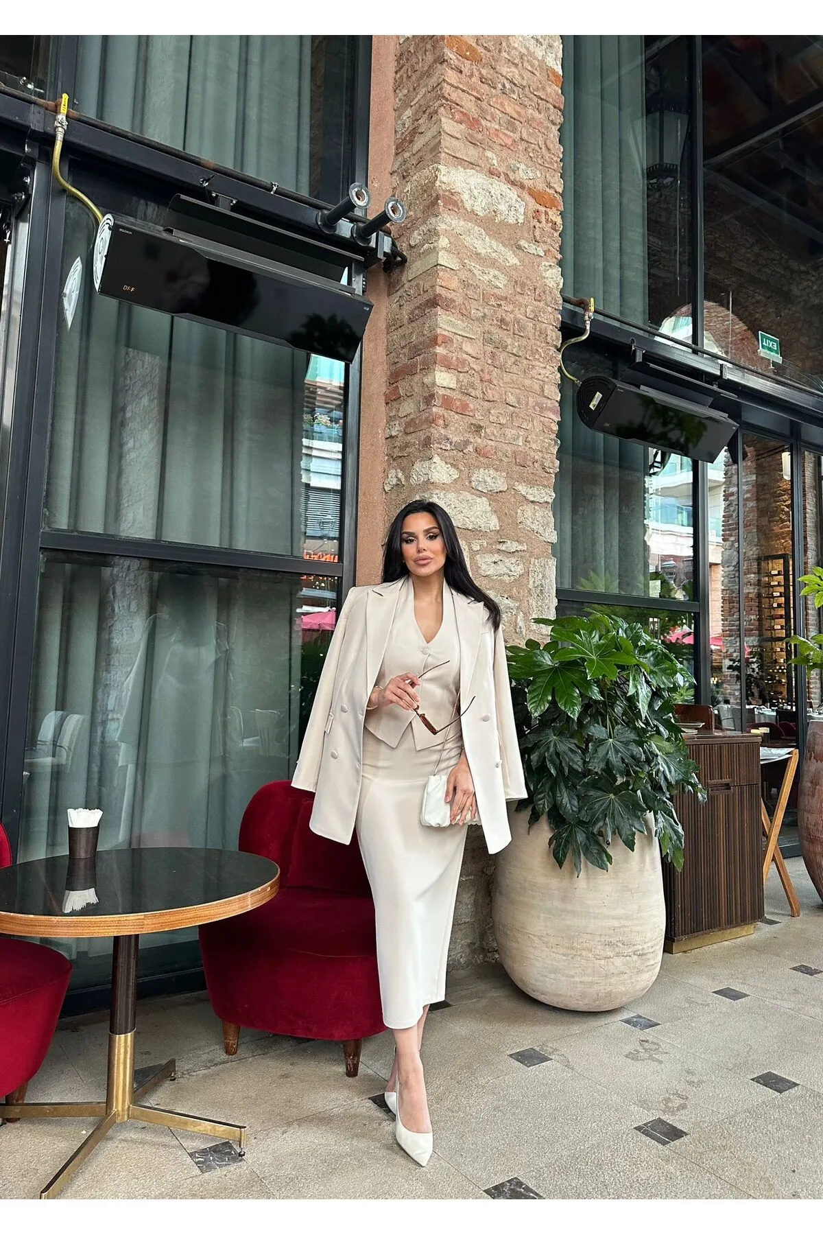ZF BUTİK  Set aus Jacke und Weste