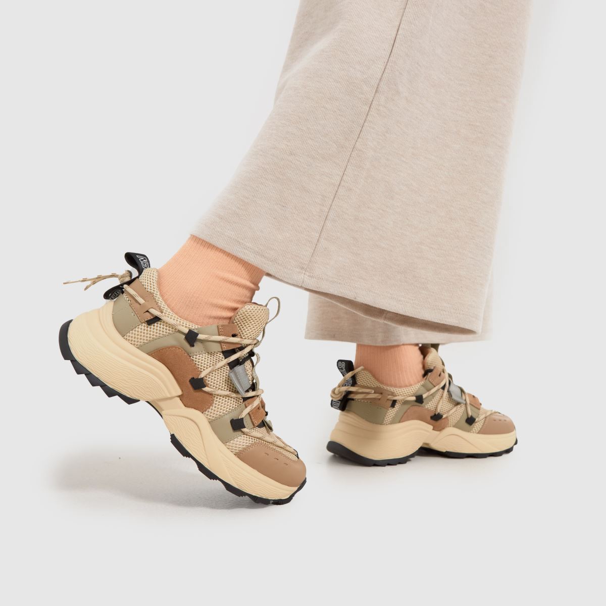 Steve Madden – Tazmania – Grönt, flerfärgad sneakers