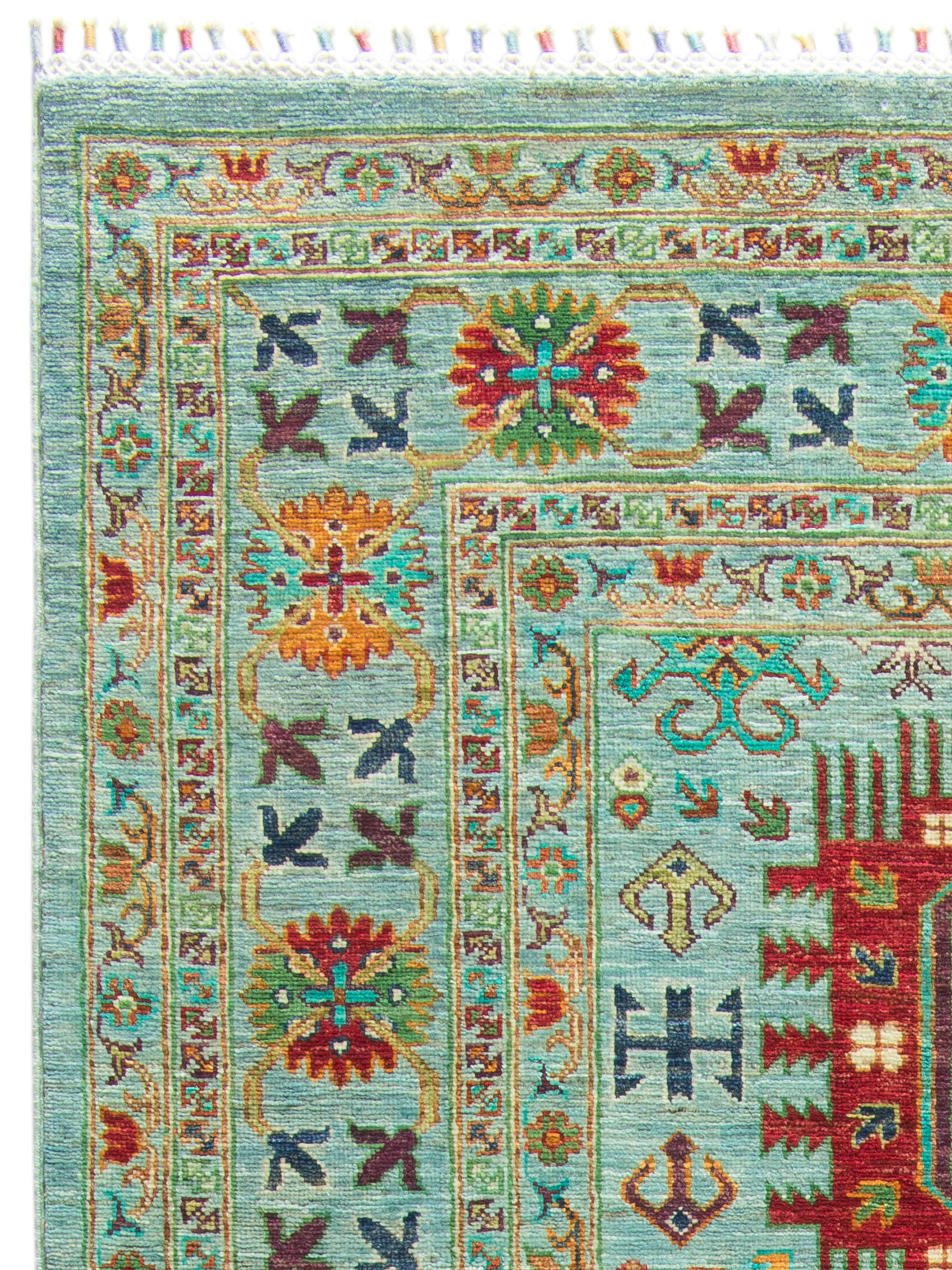 Kazak Ghazni ca. 214 x 301 cm, Unikat / Einzelstück