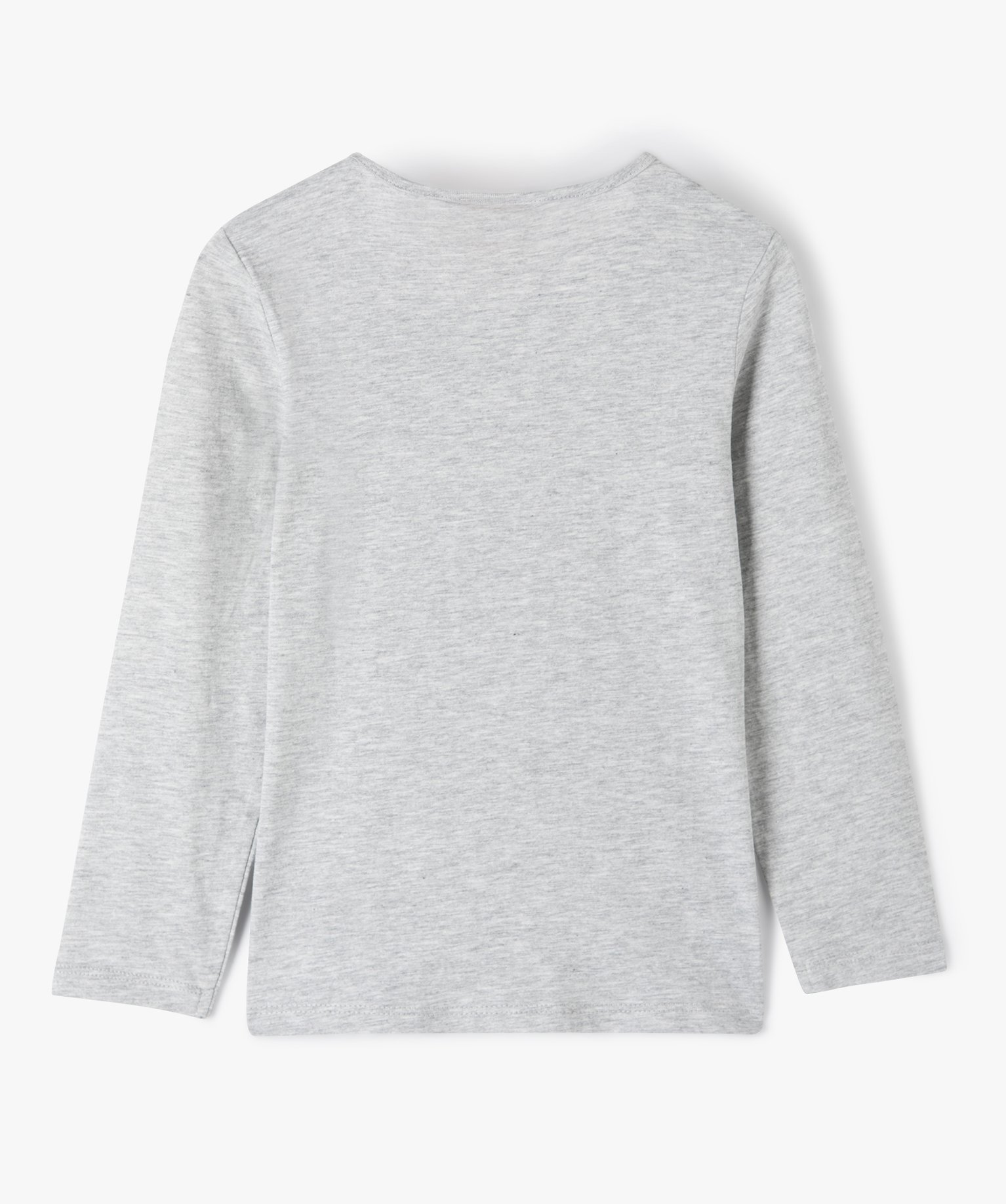 Tee-shirt fille à manches longues imprimé Lady Bug - Mirac... gris | GEMO