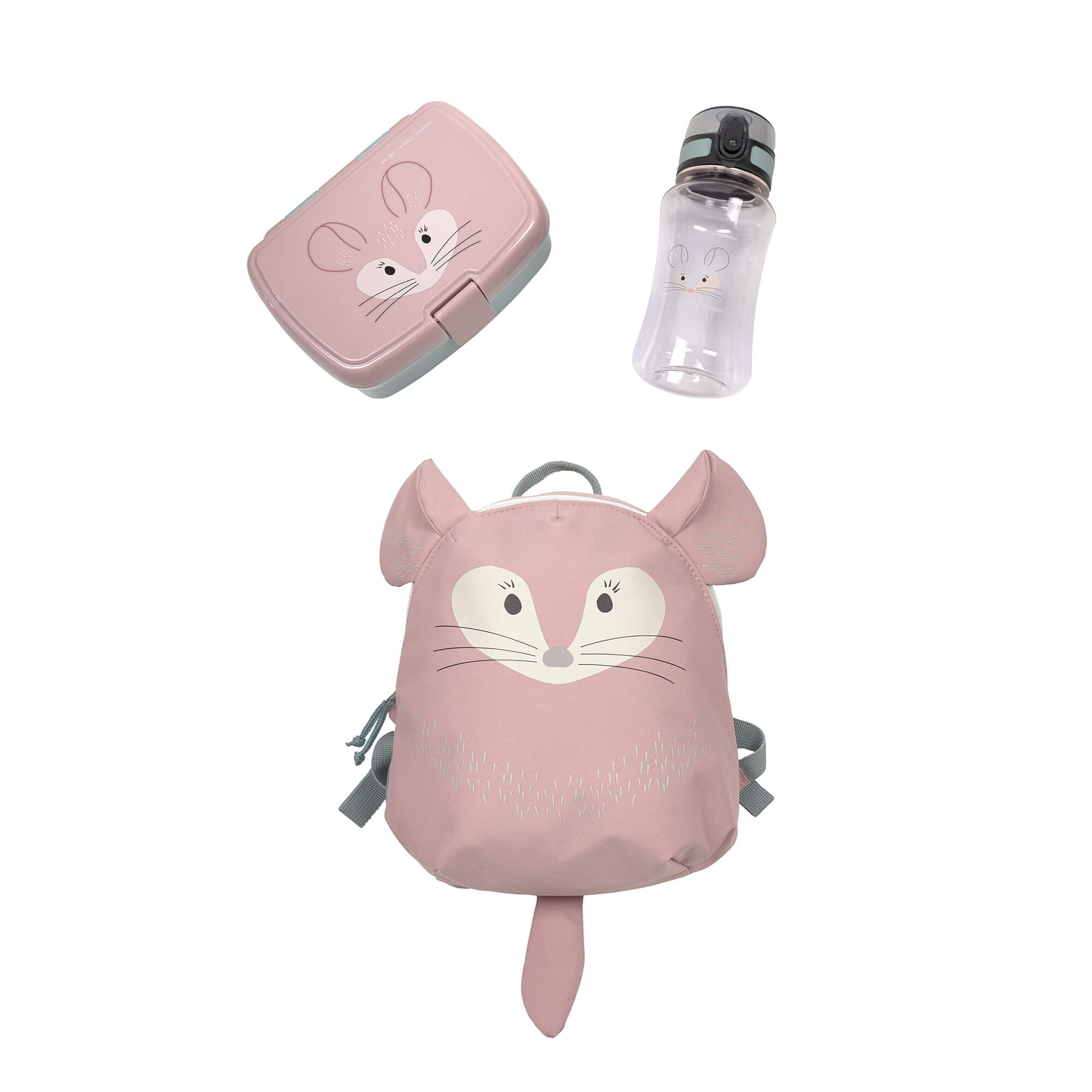 Kindergartenrucksack Tiny - Chinchilla, Rosa
