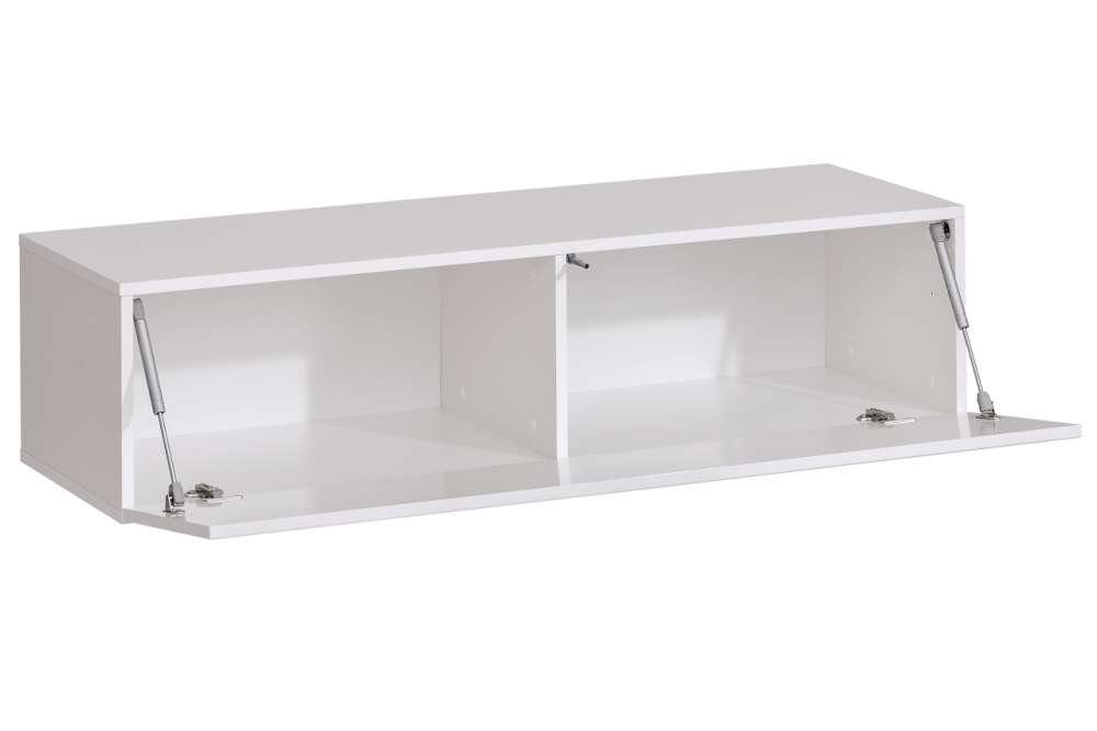 Stylefy Wohnwand Swotch VII, (Wohnmöbel, Wohnzimmer-Set, Set (7-St), bestehend aus 2xLowboard, 3xHängeschrank, 2xWandboard, Modern, Hochglanzfronten, variabel hängbar, mit Push-to-Open, aus Holzwerkstoff