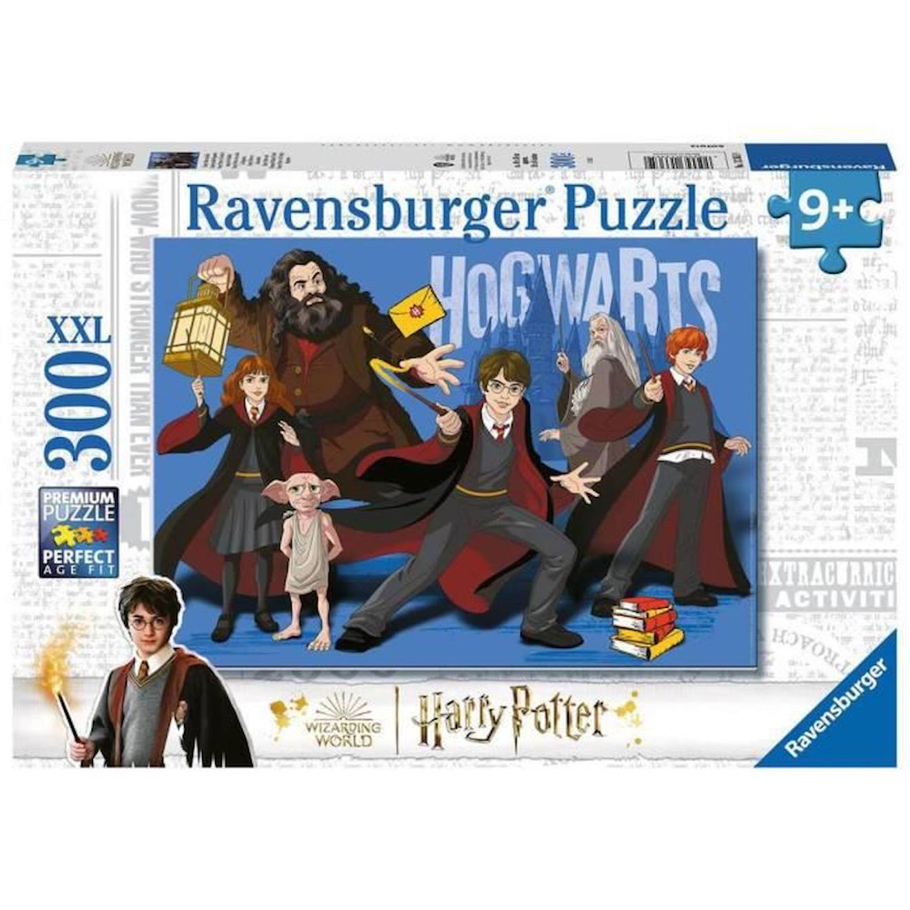 Puzzle 300 pièces XXL : Harry Potter à l'école de magie de Poudlard Coloris Unique blanc