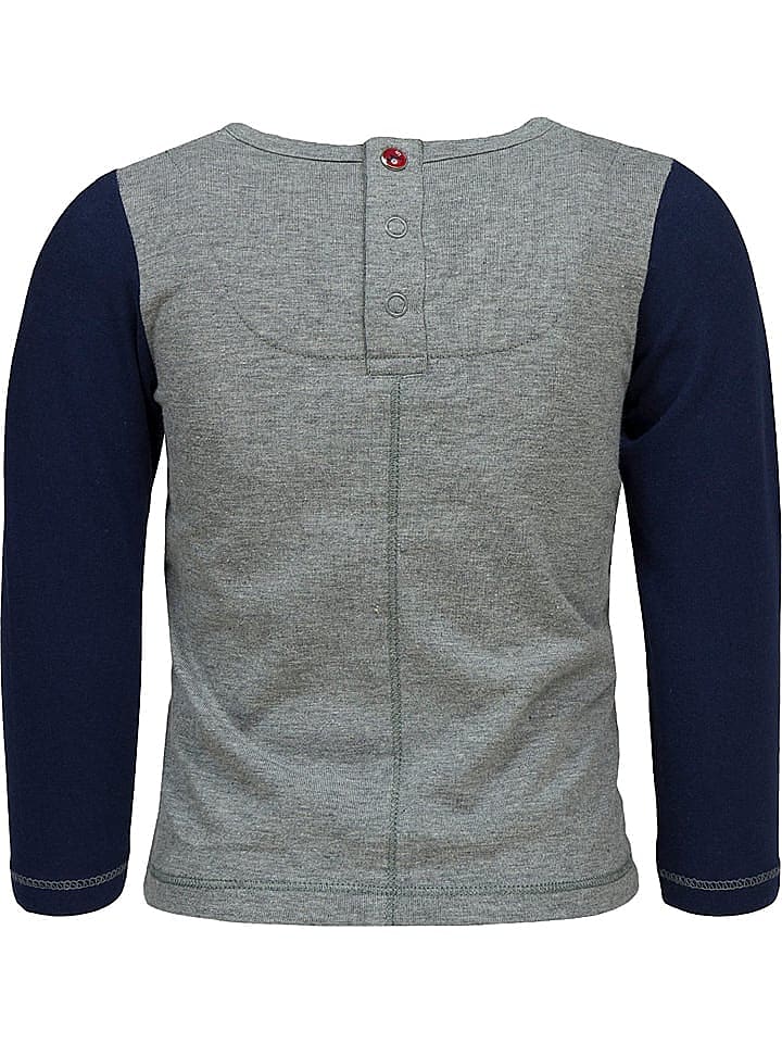 Lief Longsleeve in Grau/ Dunkelblau günstig kaufen 86