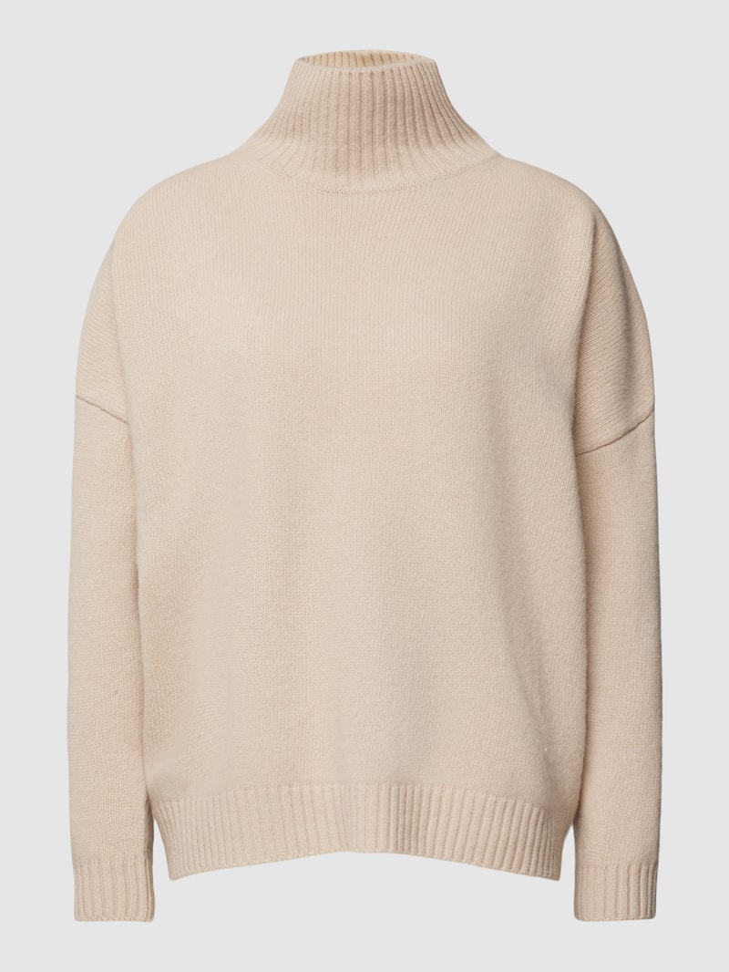 Strickpullover mit Stehkragen Modell 'BENITO' in sand