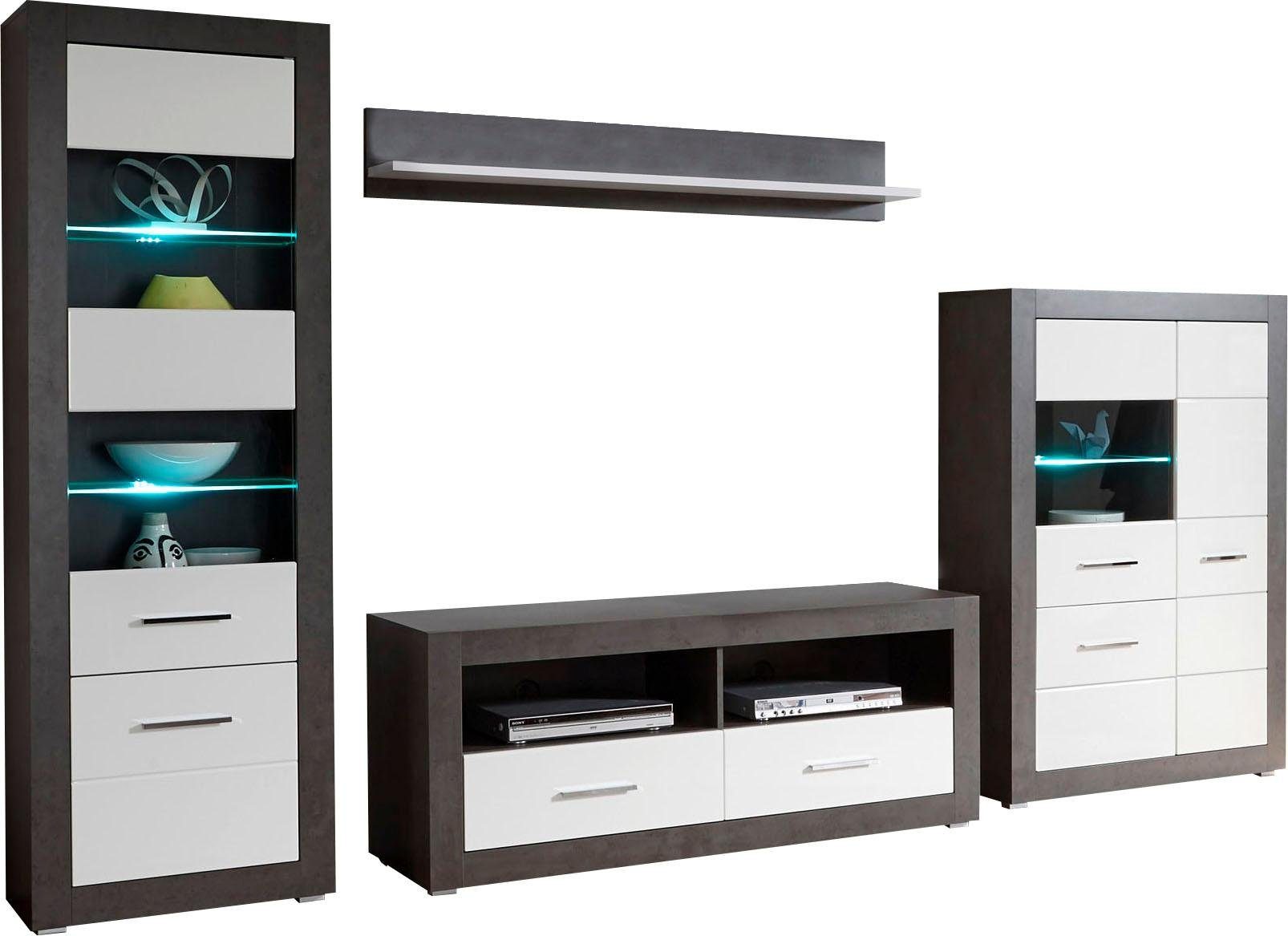 INOSIGN Wohnwand Etero, (Set, 4-St)
