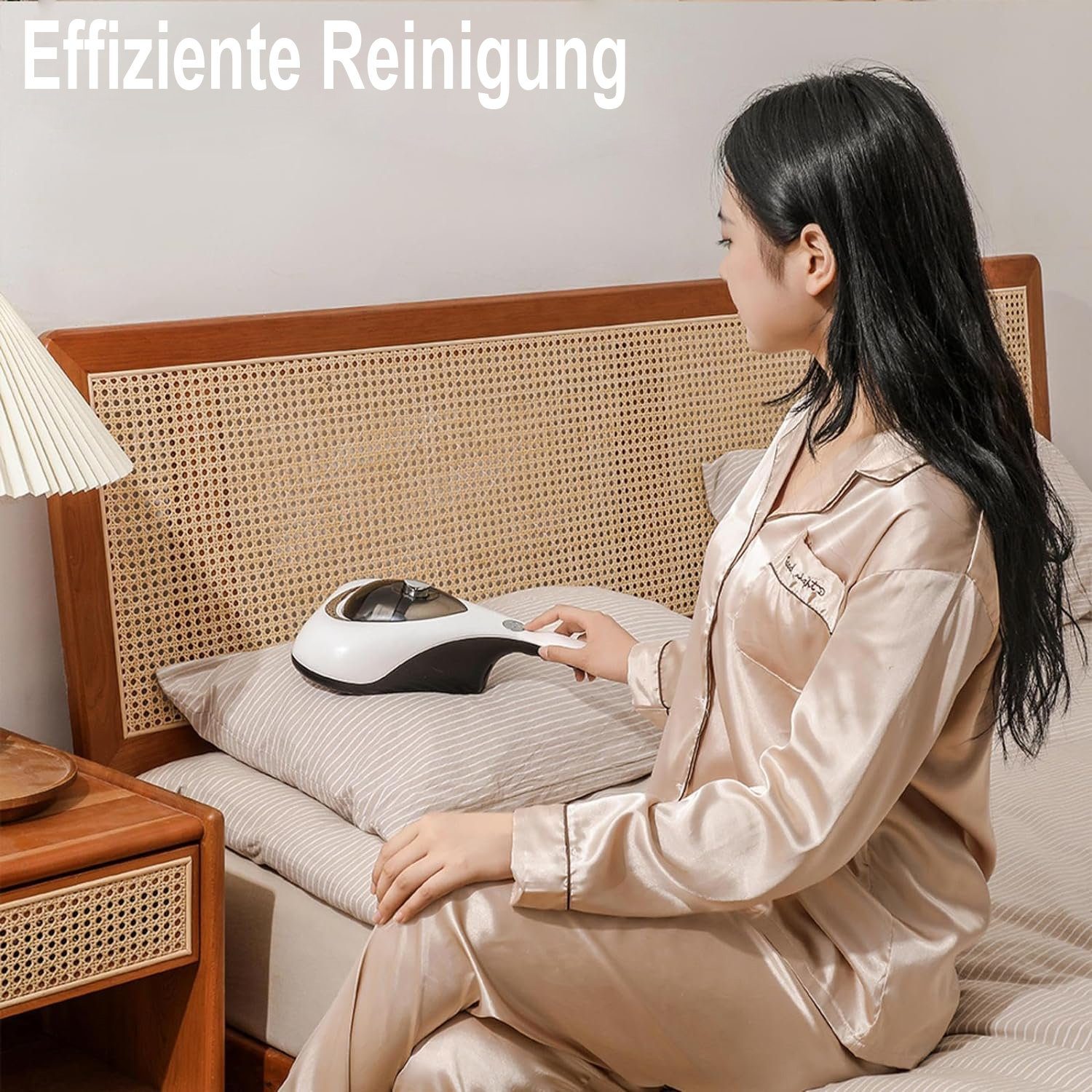 Mutoy Matratzenreinigungsgerät Milben-Handstaubsauger,Milbensauger Milbenstaubsauger, HEPA Filter,entfernt 99,9% Aller Milben,für Matratzen,Betten