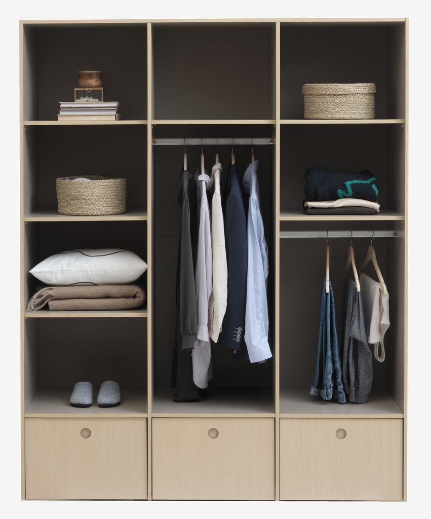 ANNISSE ANNISSE Schrank 160x200 grau/natur
