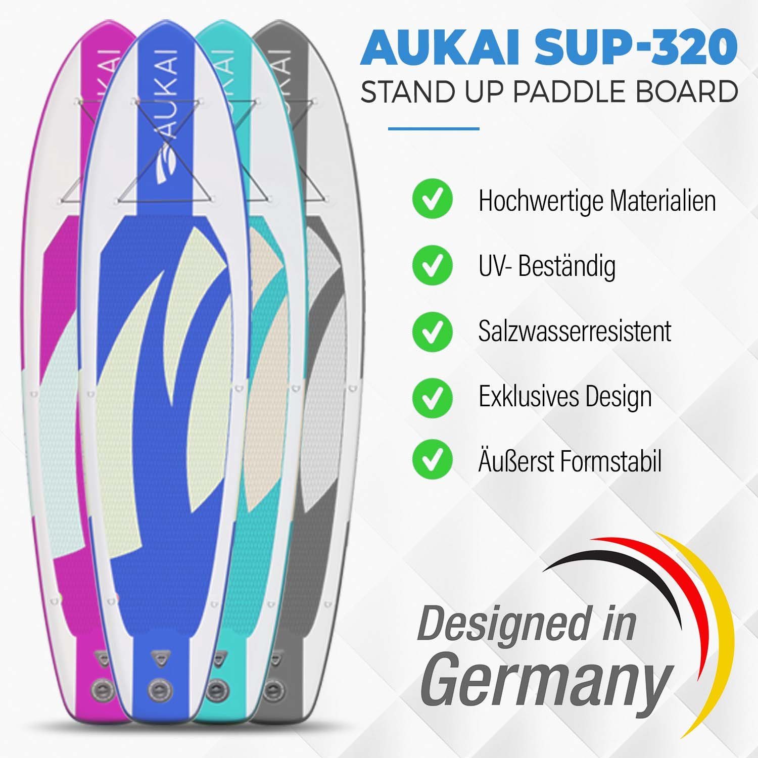 Aukai SUP-Board Stand Up Paddle Board 320cm 
