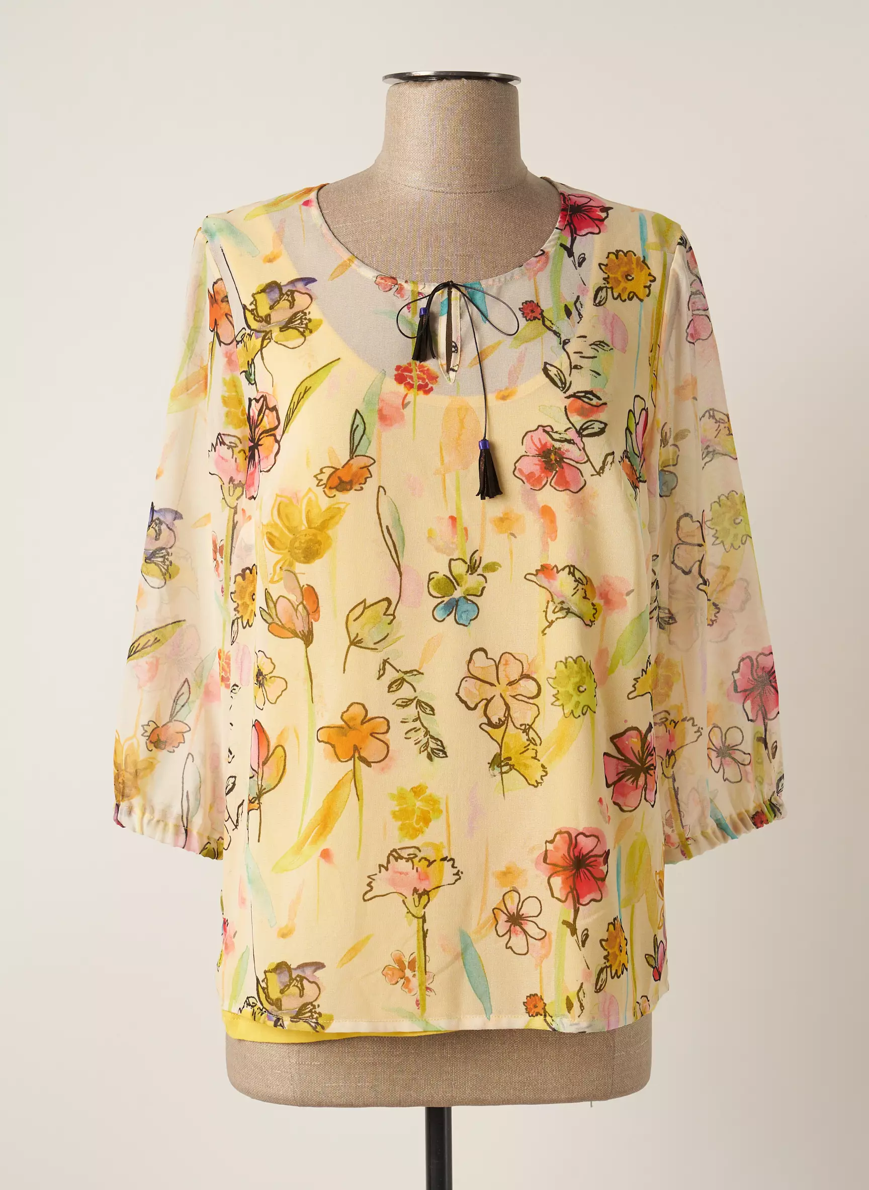 Meri Esca Blouses Femme couleur jaune