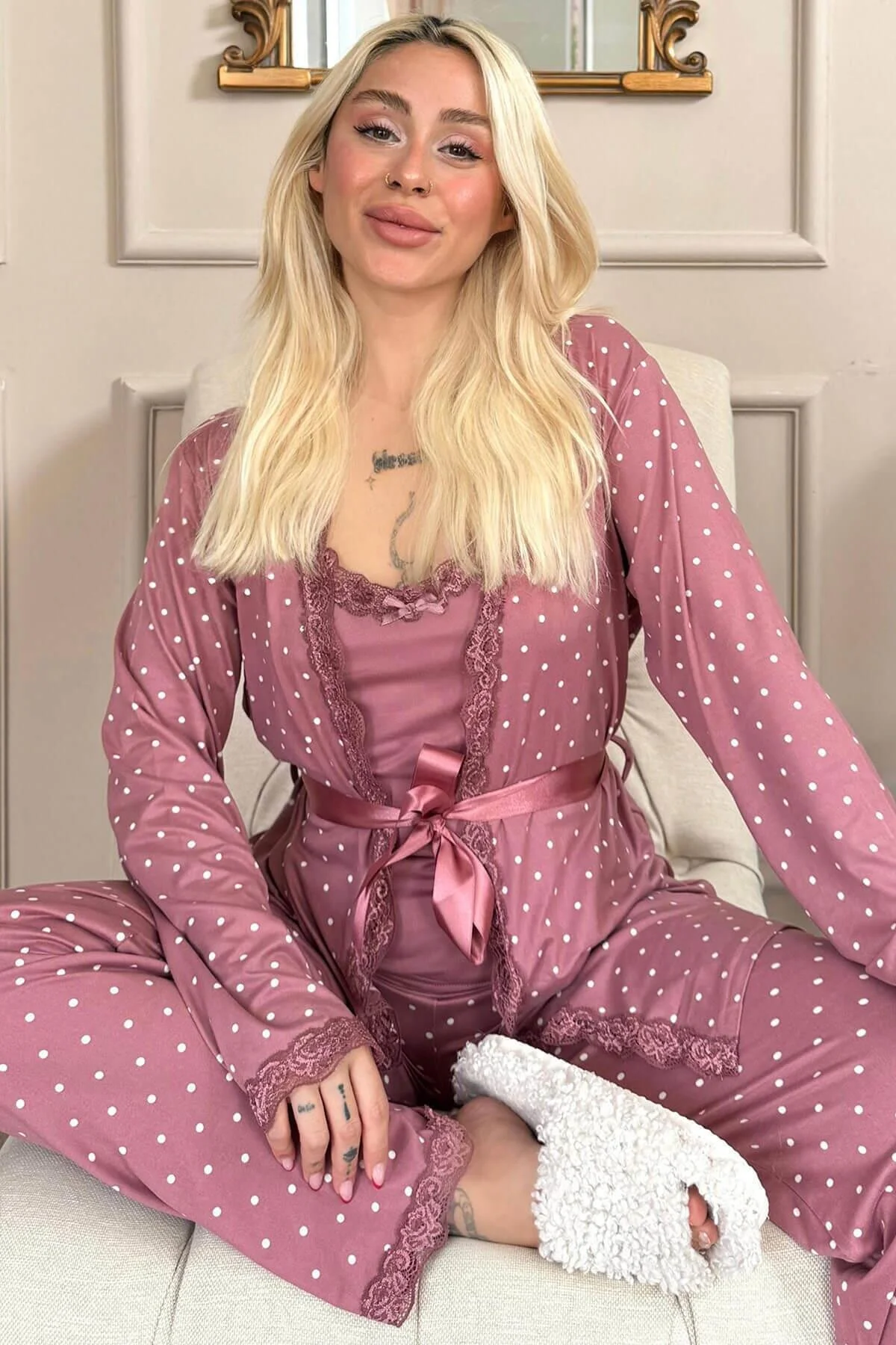 Pijamaevi  Pyjama set - Rosa - Muster