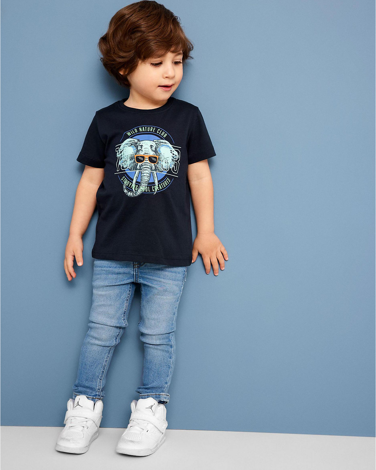 Jeanshose Slim fit NMMSILAS für Jungen, Bundweite REGULAR