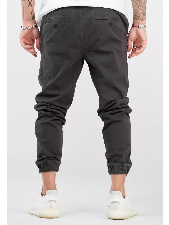 SOULSTAR Chino-Jogger - MPNOWRA Jogger-Hose Jeanshose Stoffhose in Dunkelgrau günstig kaufen
