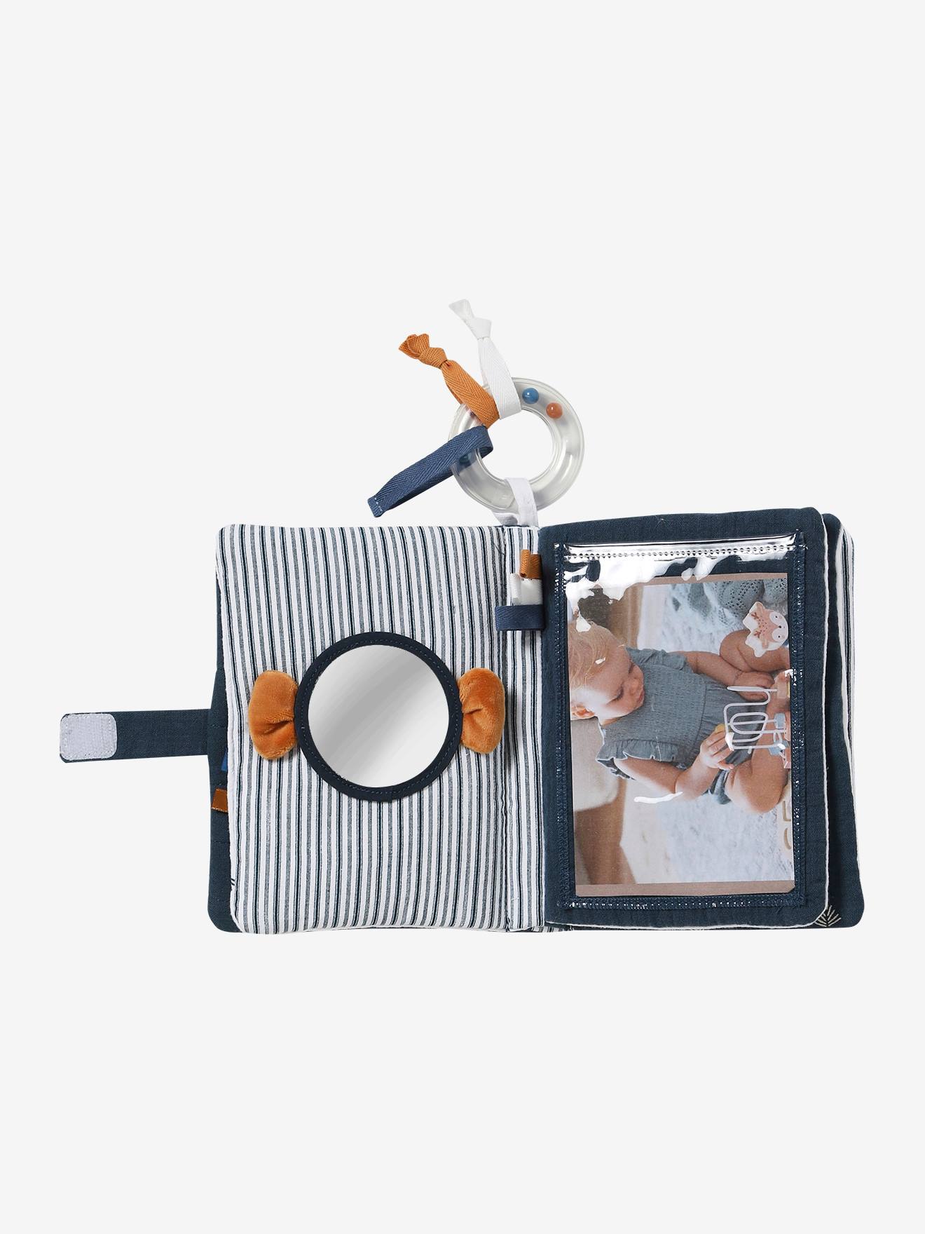Vertbaudet Baby Foto-Stoffbuch NAVY SEA - blau