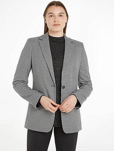 TOMMY HILFIGER Damen Blazer REGULAR CHECK SB