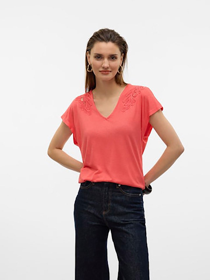 Vero Moda Shirt in Koralle günstig kaufen