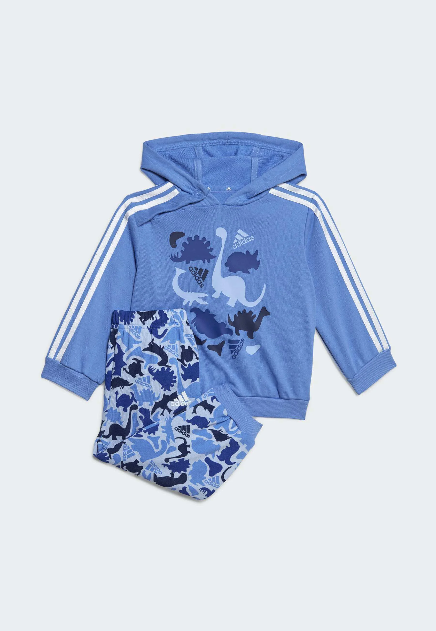 adidas Sportswear Conjunto francés con estampado integral de camuflaje dinosaurio - Chándal
