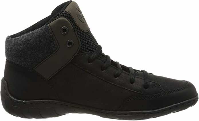 RIEKER Stiefeletten schwarz Eagle/Nablus/Bastia/Filz/Foil