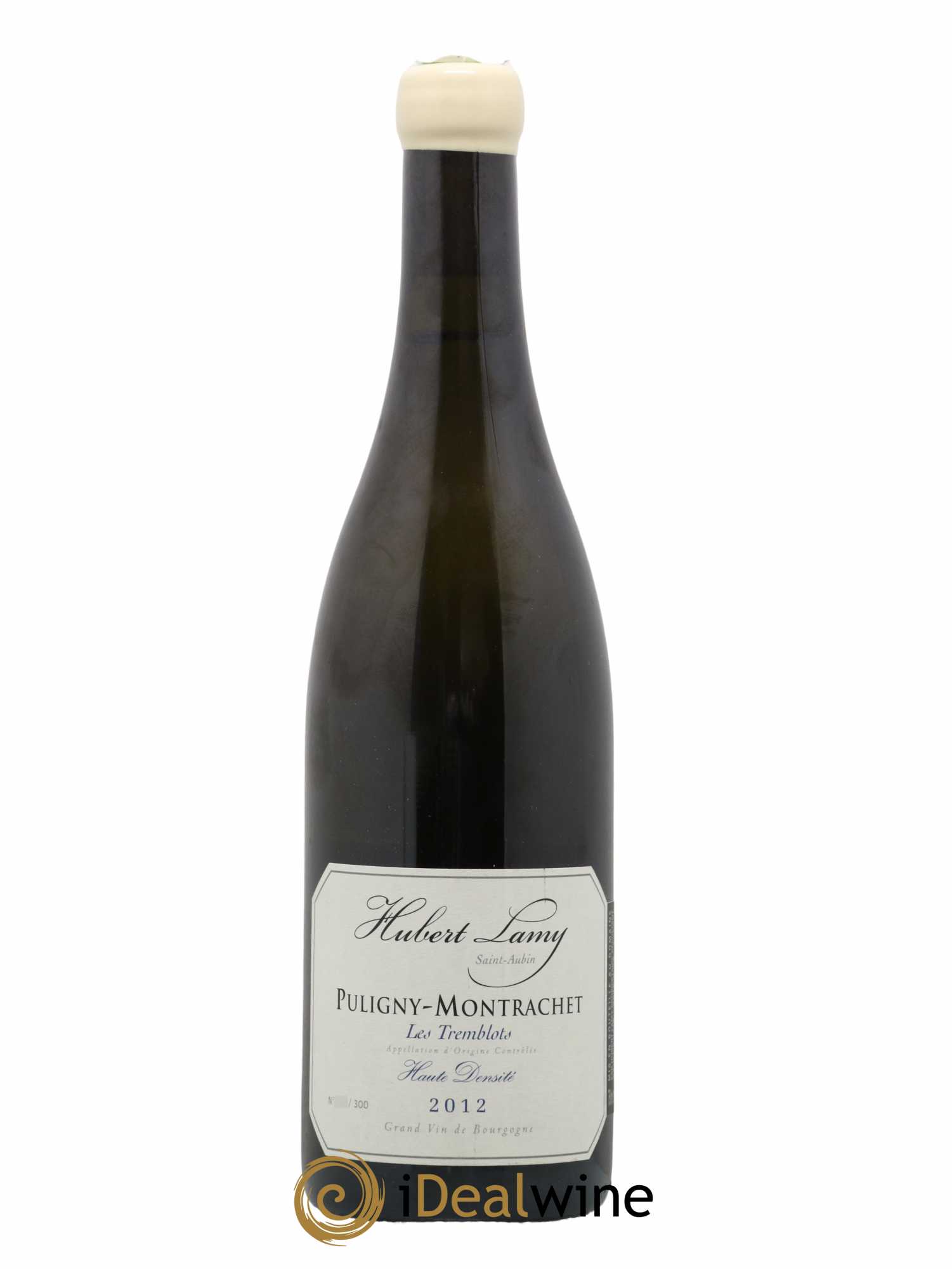 Puligny-Montrachet Les Tremblots Haute Densité Hubert Lamy  2012 - Lot de 1 Bouteille