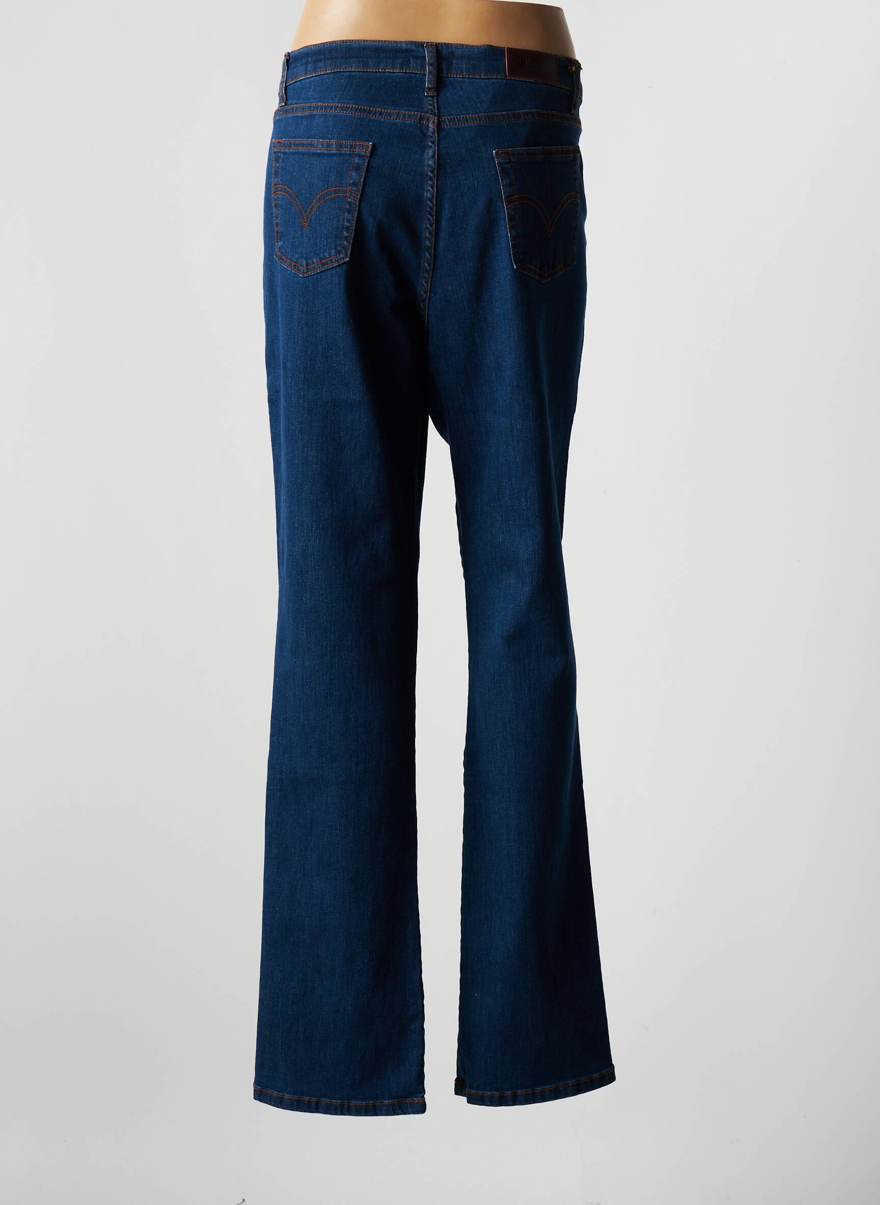 Crn F3 Jeans Coupe Droite Femme couleur bleu