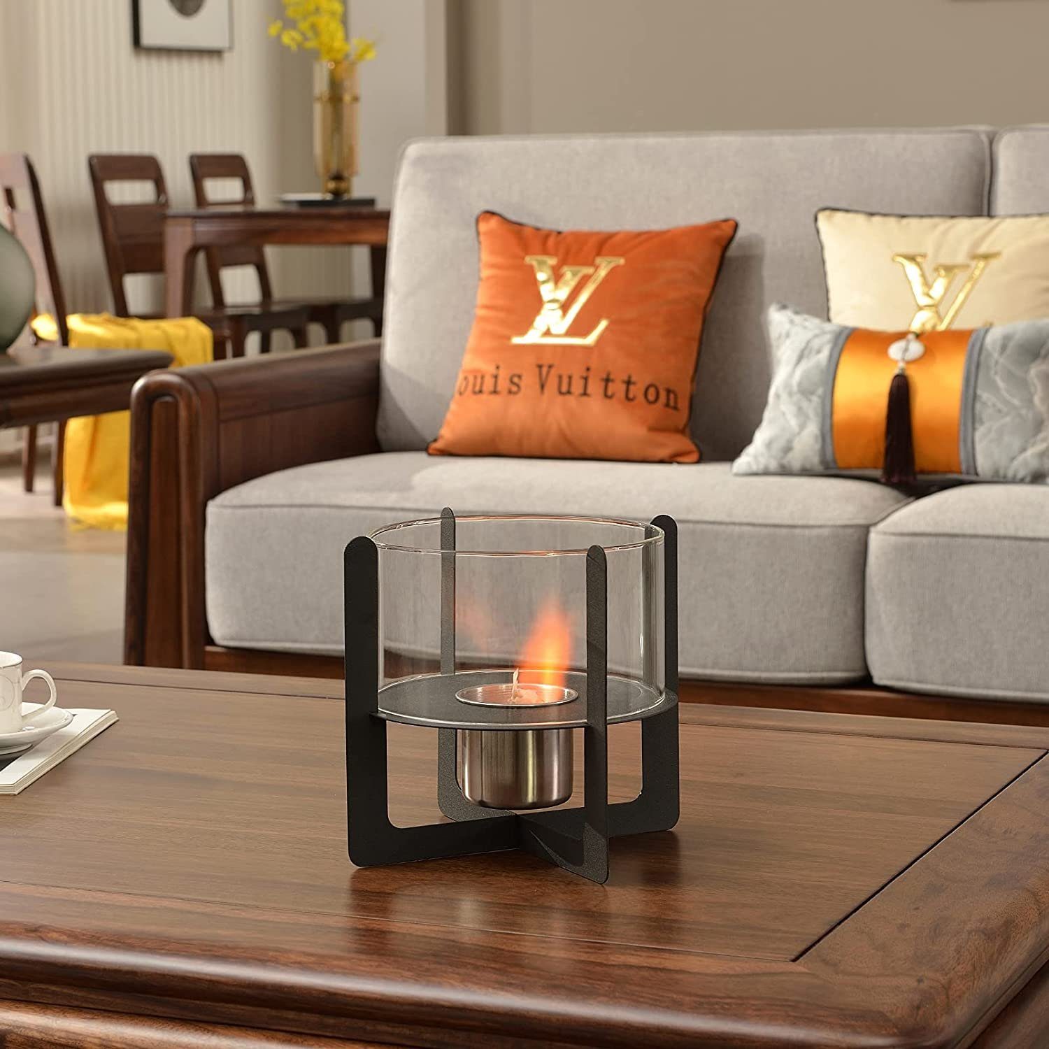 AUFUN Dekokamin Bioethanol Kamin, Indoor und Outdoor