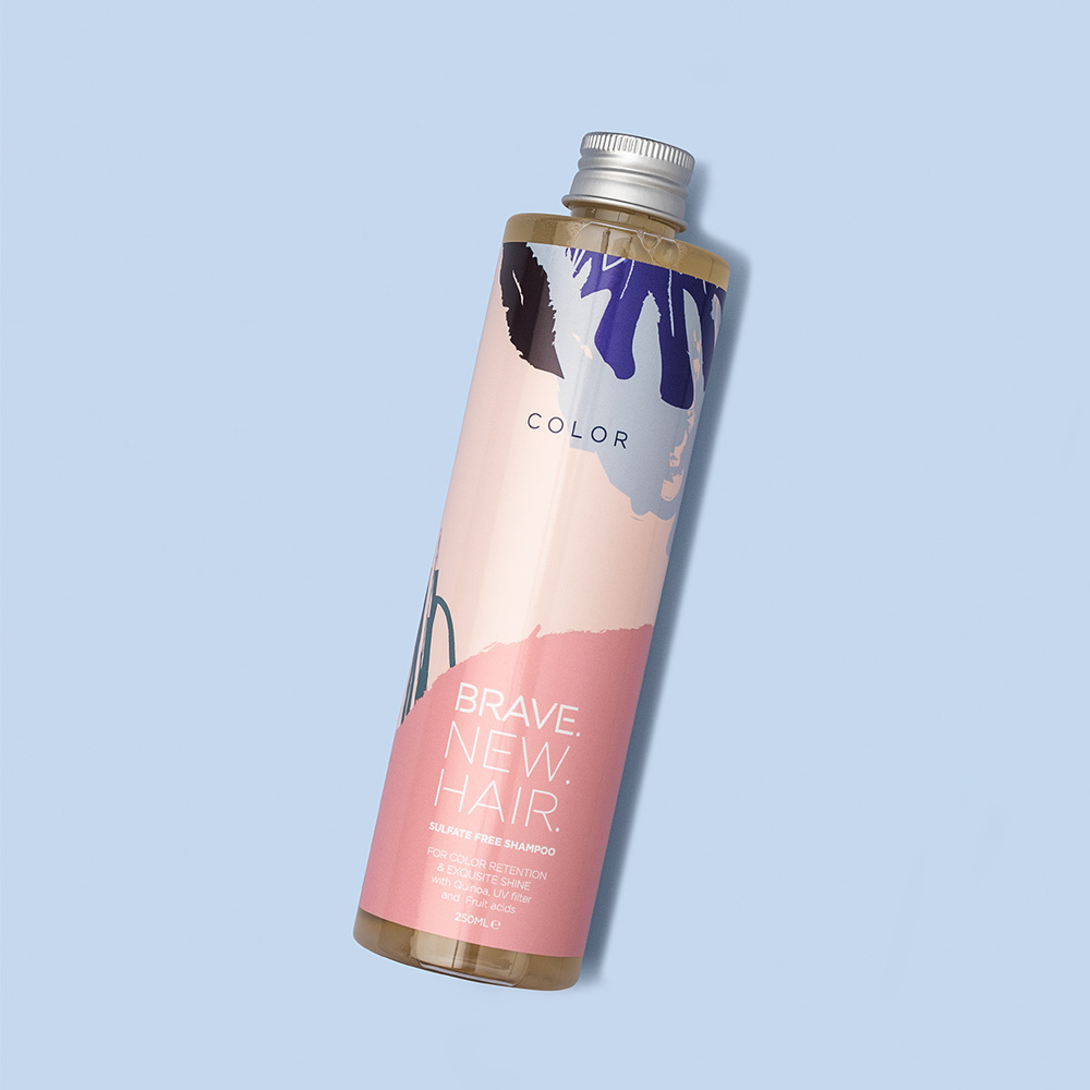 brave new hair Color Shampooing pour une rétention de la couleur et une brillance incomparable
