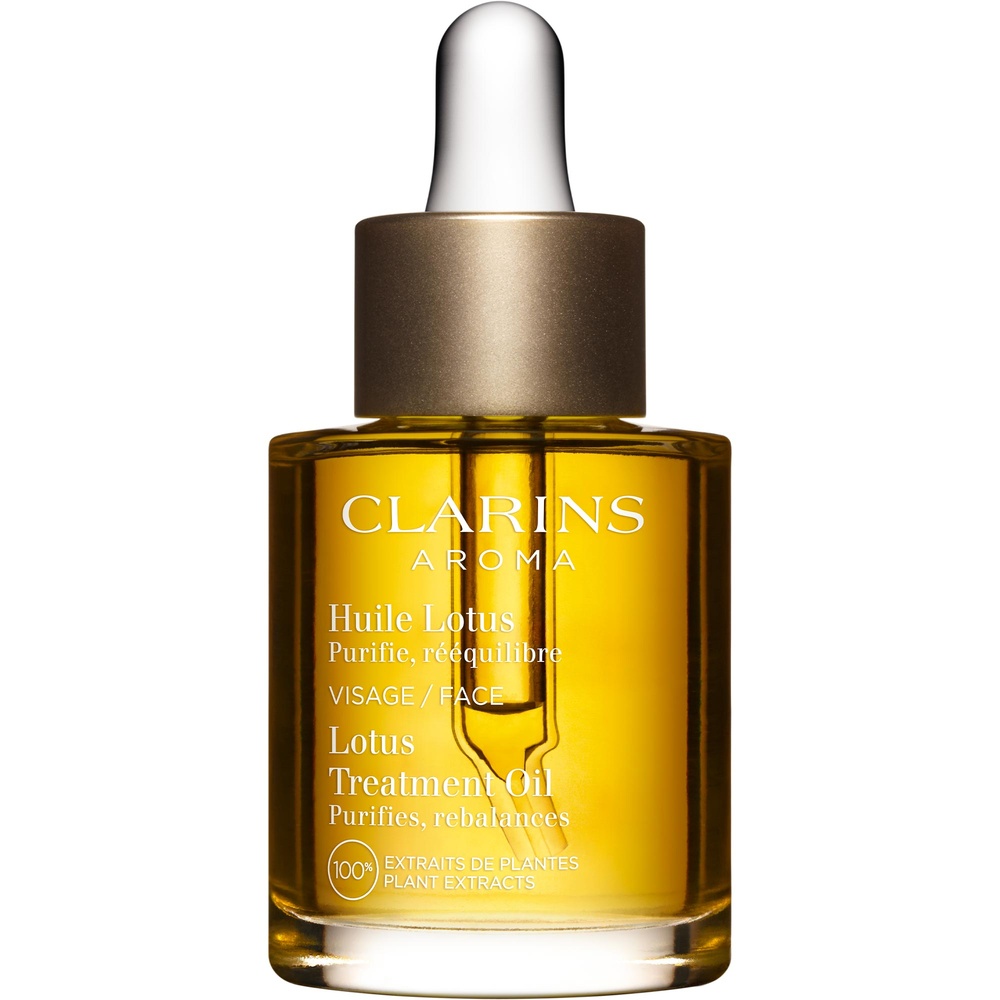 Clarins Huile Lotus Purifie, rééquilibre 100% Extraits de Plantes Huile visage