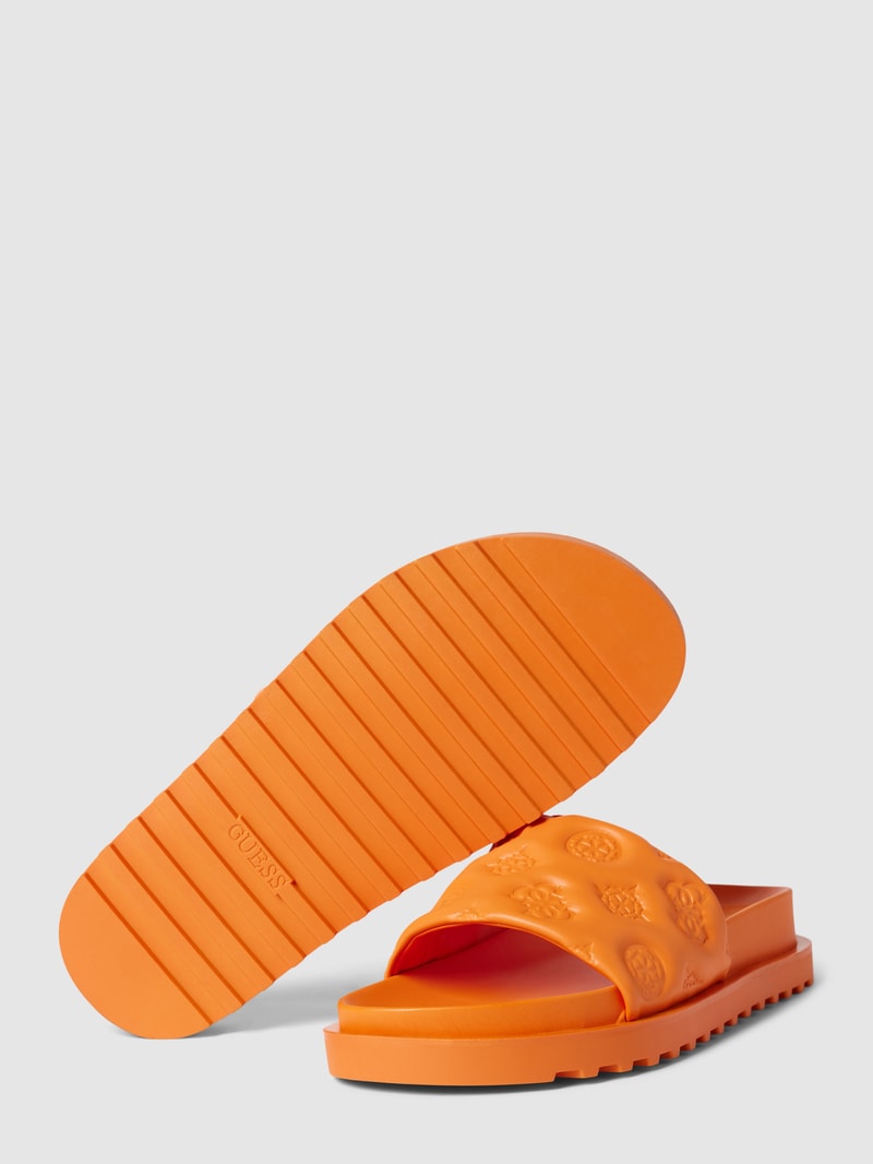 Slides mit Label-Print Modell 'FABETZA' in orange