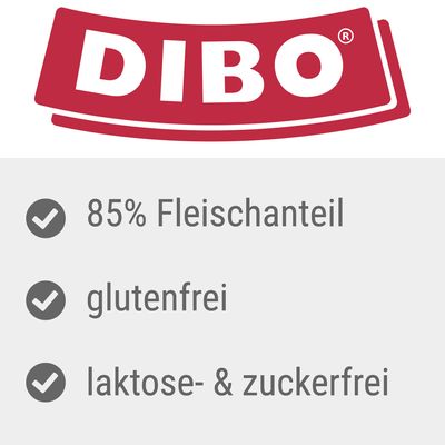 DIBO BARF-Leckerli mit Strauß