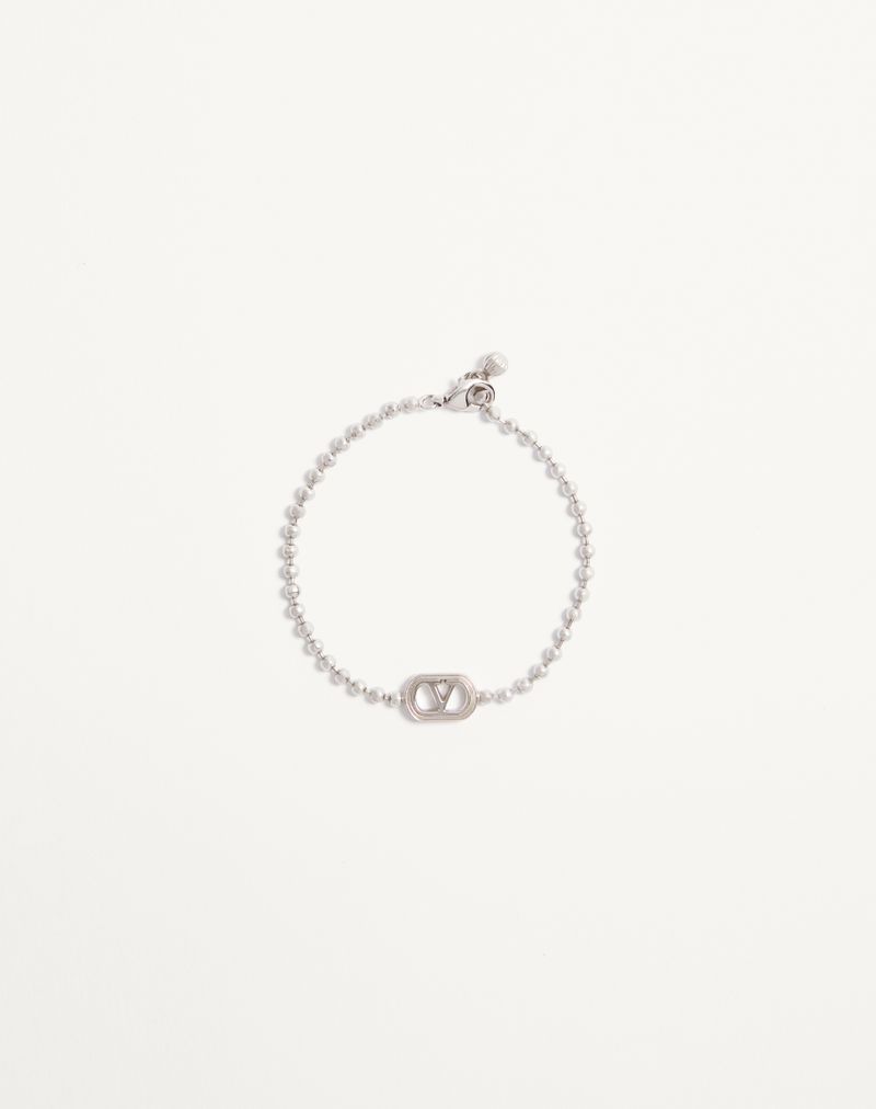 Pulseira oval de metal