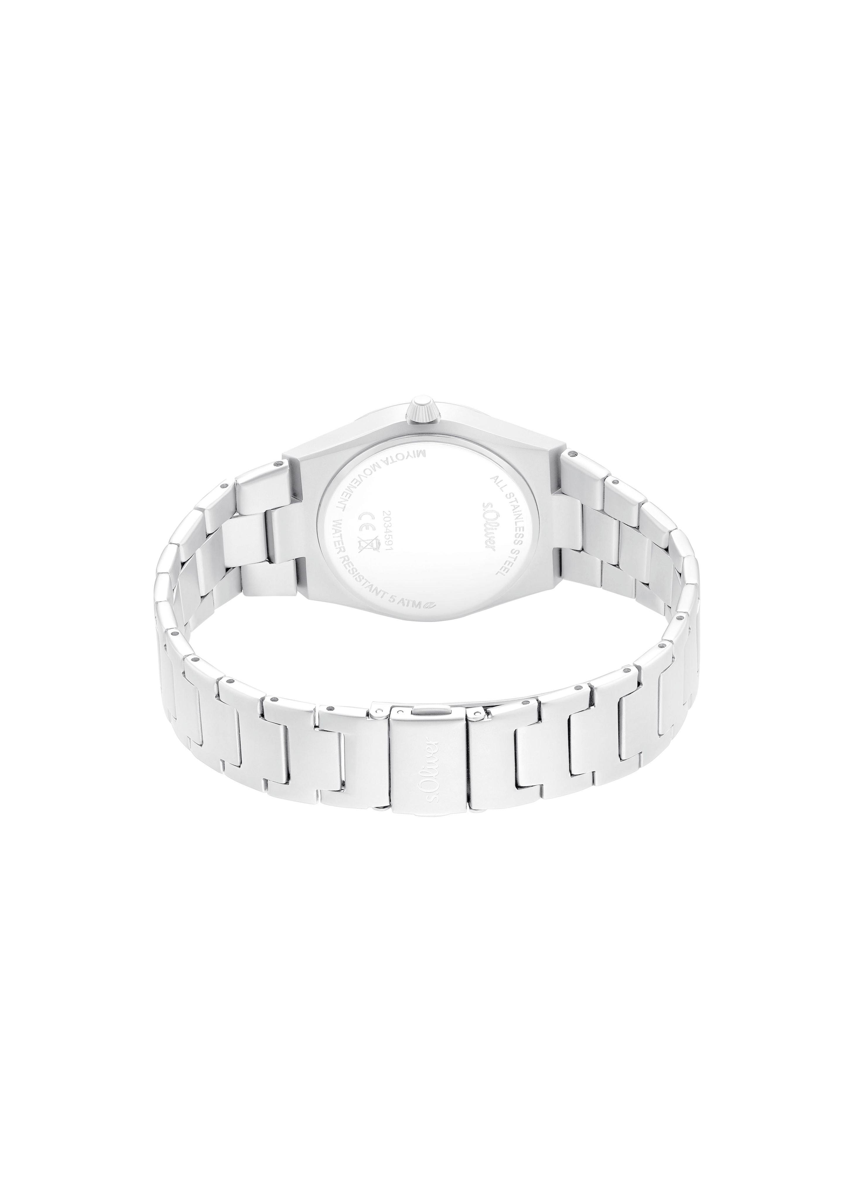 Moderne Edelstahluhr  6007244-92B0