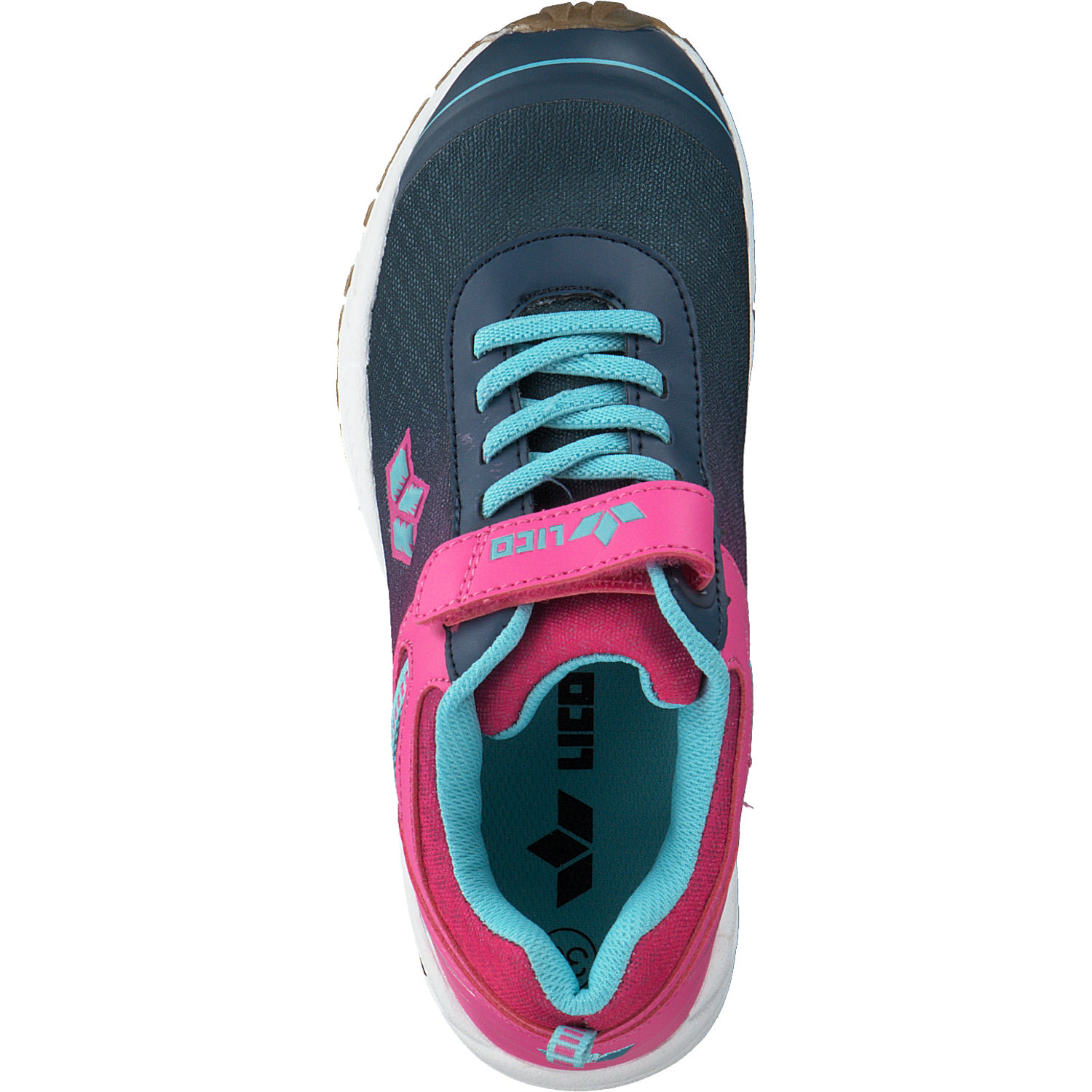 Geka Barney VS W, Sneakers Low, Kinder, blau/pink