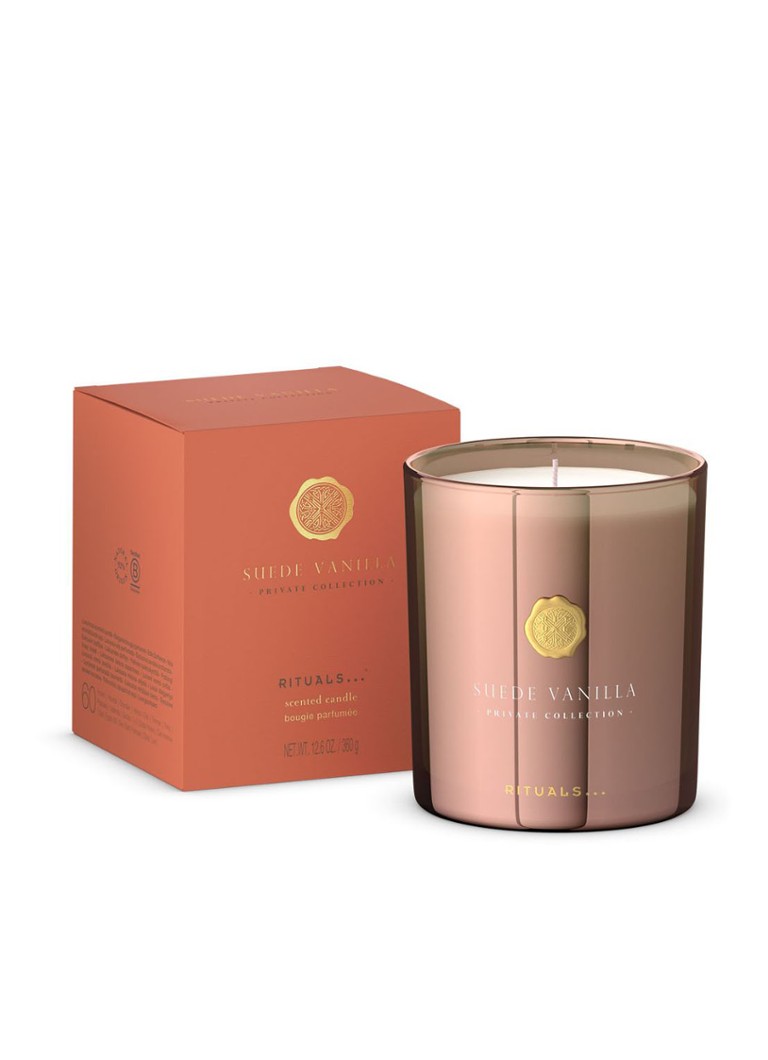 Lumânare parfumată Rituals Suede Vanilla - 360 grame