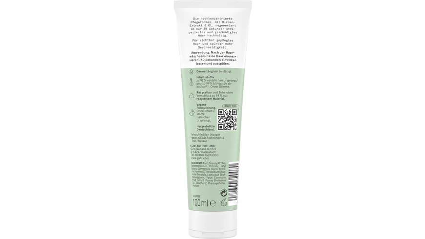 GUHL 30_sek Intensiv Kur Reparatur 100ml 100 ml