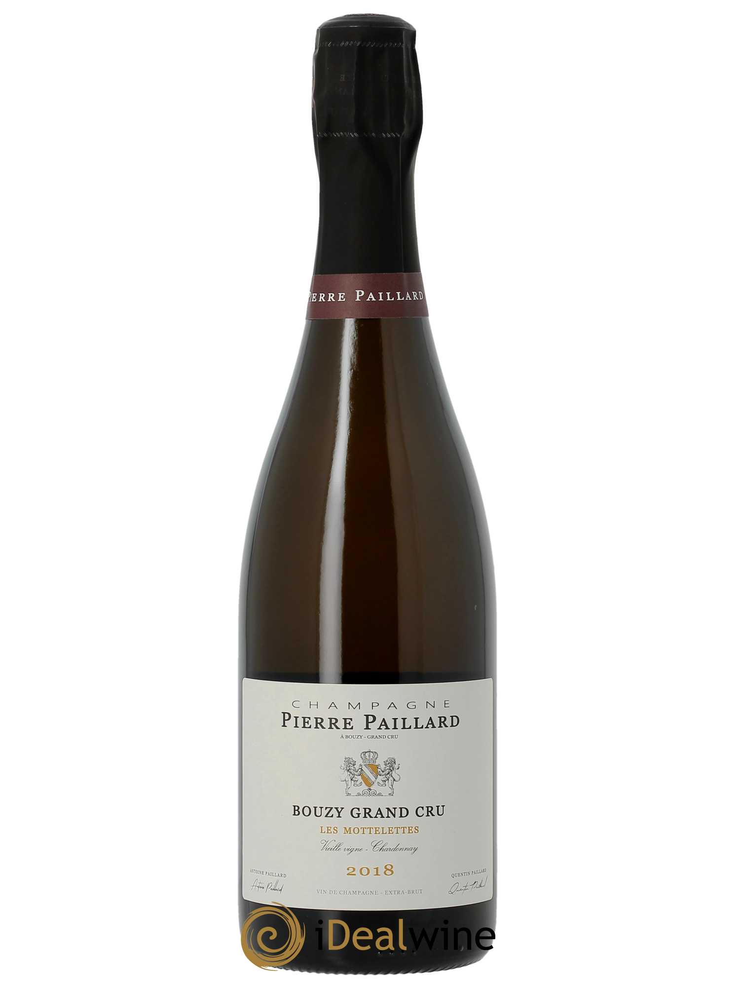 Les Mottelettes Bouzy Grand Cru Pierre Paillard  2018 - Lot de 1 Bouteille