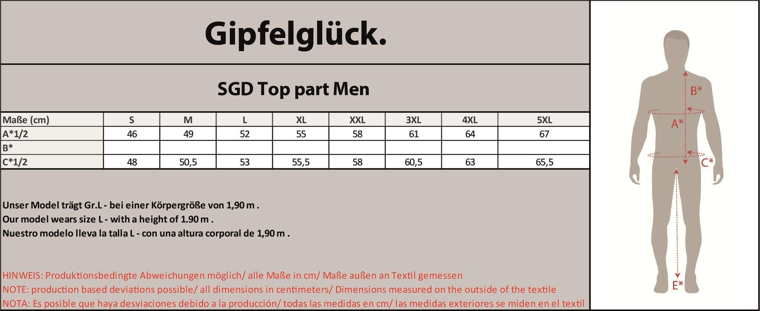 Gipfelglück Fleecejacke Michl für Herren, atmungsaktiv und schnelltrocknend