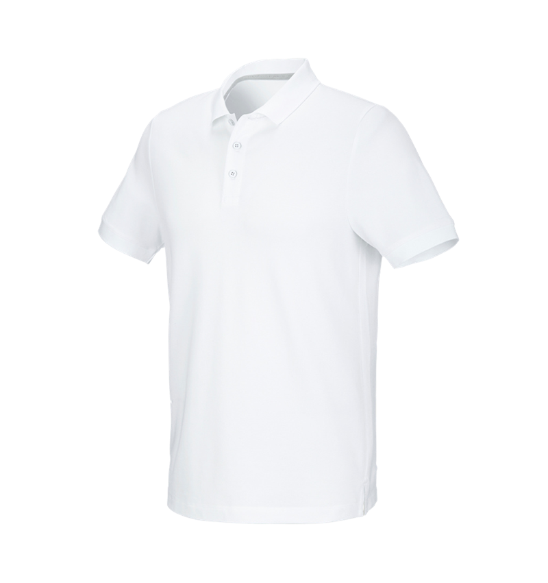 e.s. Piqué-Polo cotton stretch