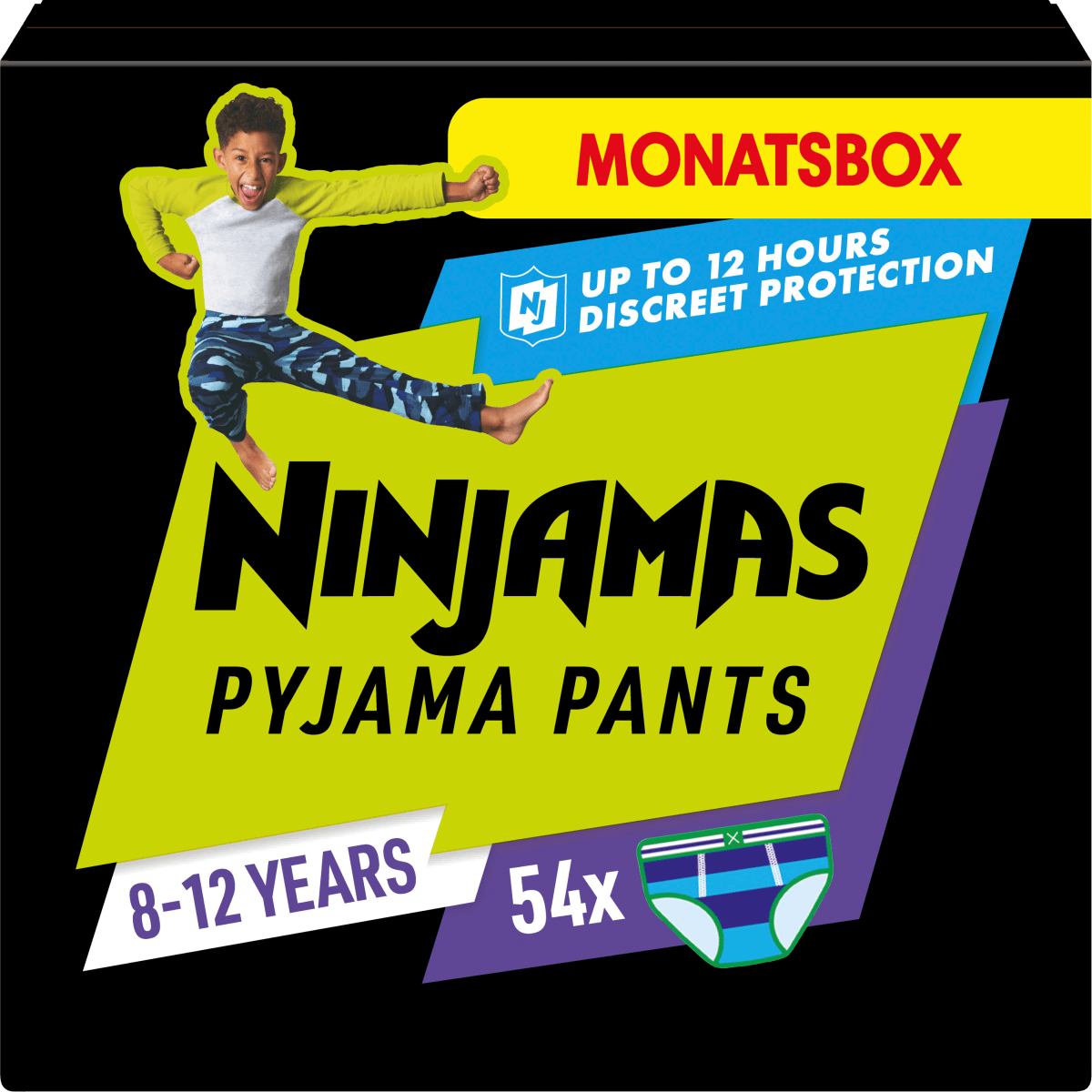 Pyjama Pants Jungen 8-12 Jahre, Monatsbox, 54 St