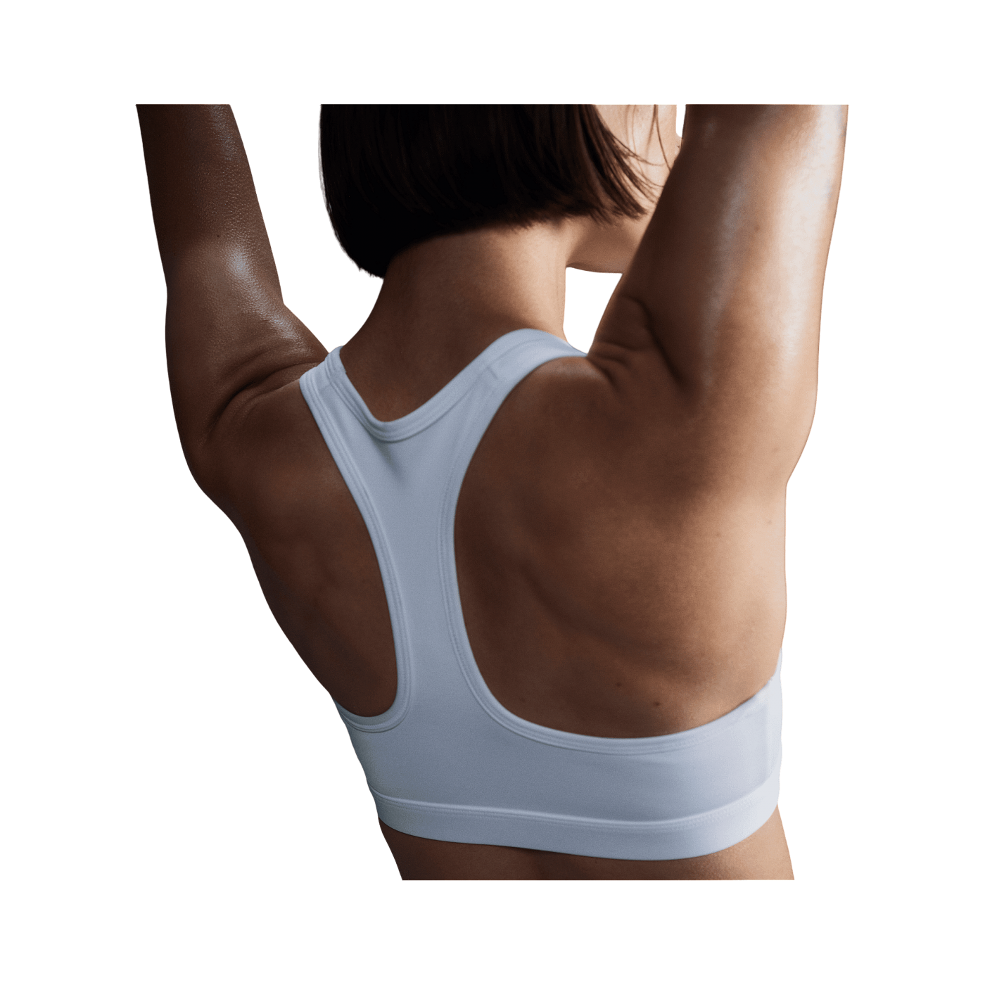 Nike Swoosh Medium Support Bra Sport-BH Damen Weiss F100