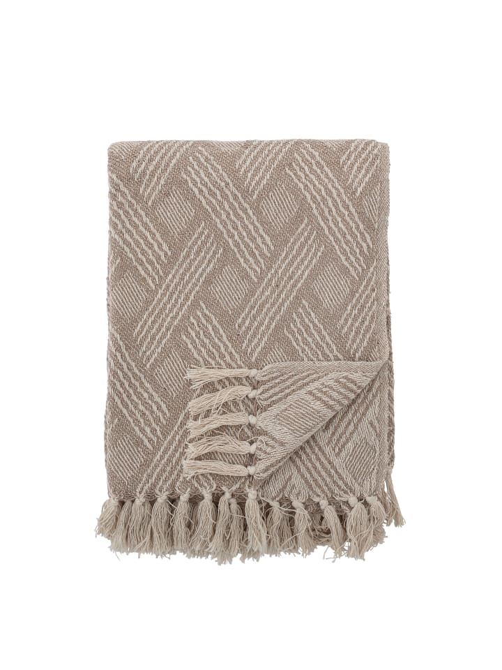 Bloomingville Decke GHINA Natur 130x160 cm günstig kaufen onesize